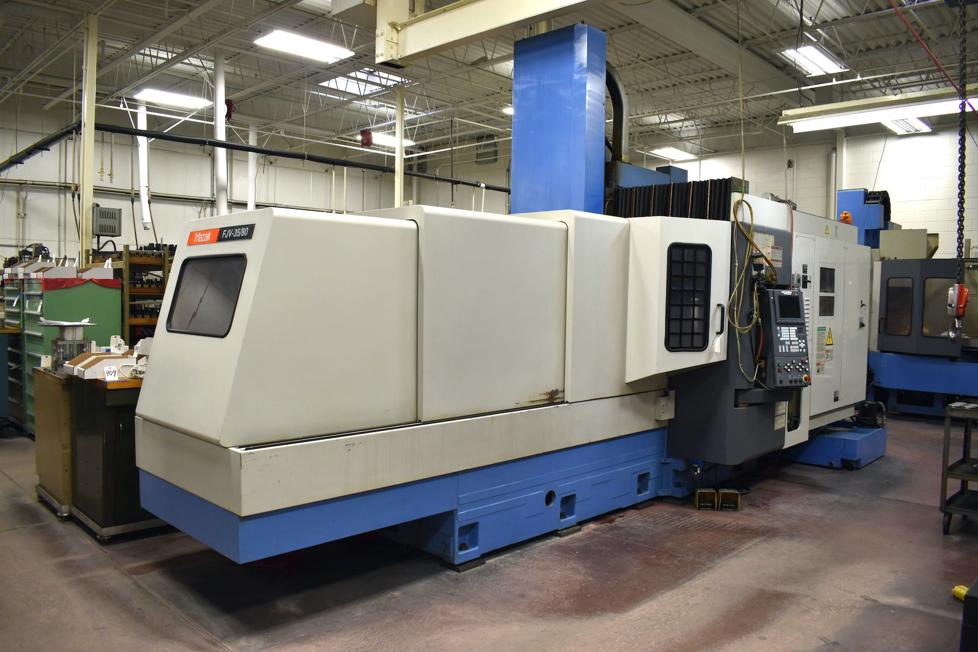 1998 Mazak FJV-35/80 CNC Vertical Machining Center, S/N 141164, Mazatrol PC-Fusion-CNC 640M Control, - Image 2 of 11