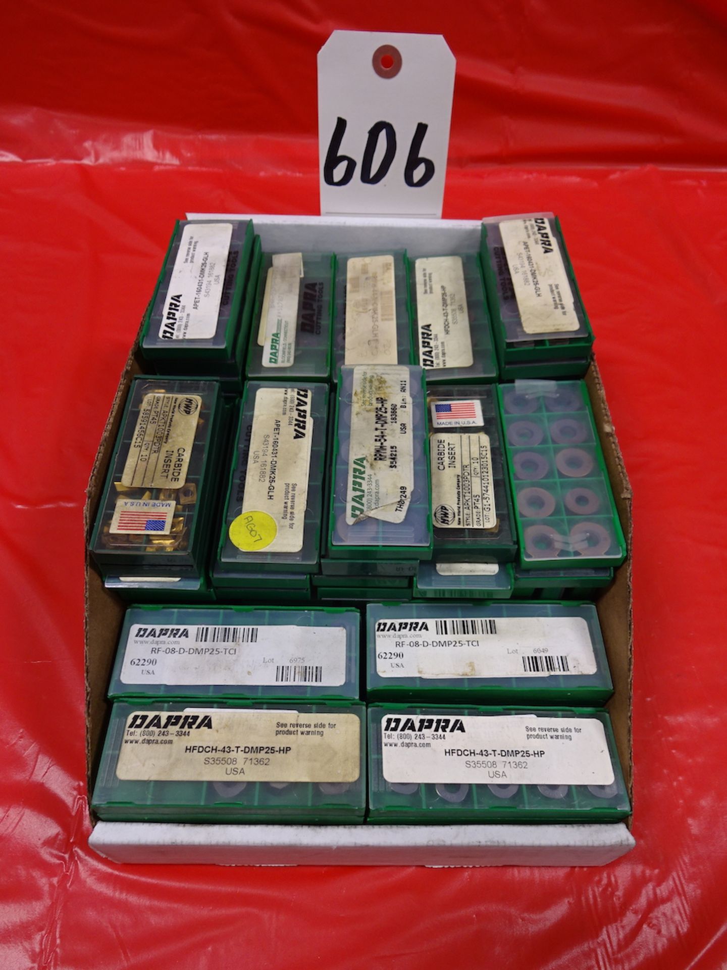 LOT: Assorted Carbide Inserts