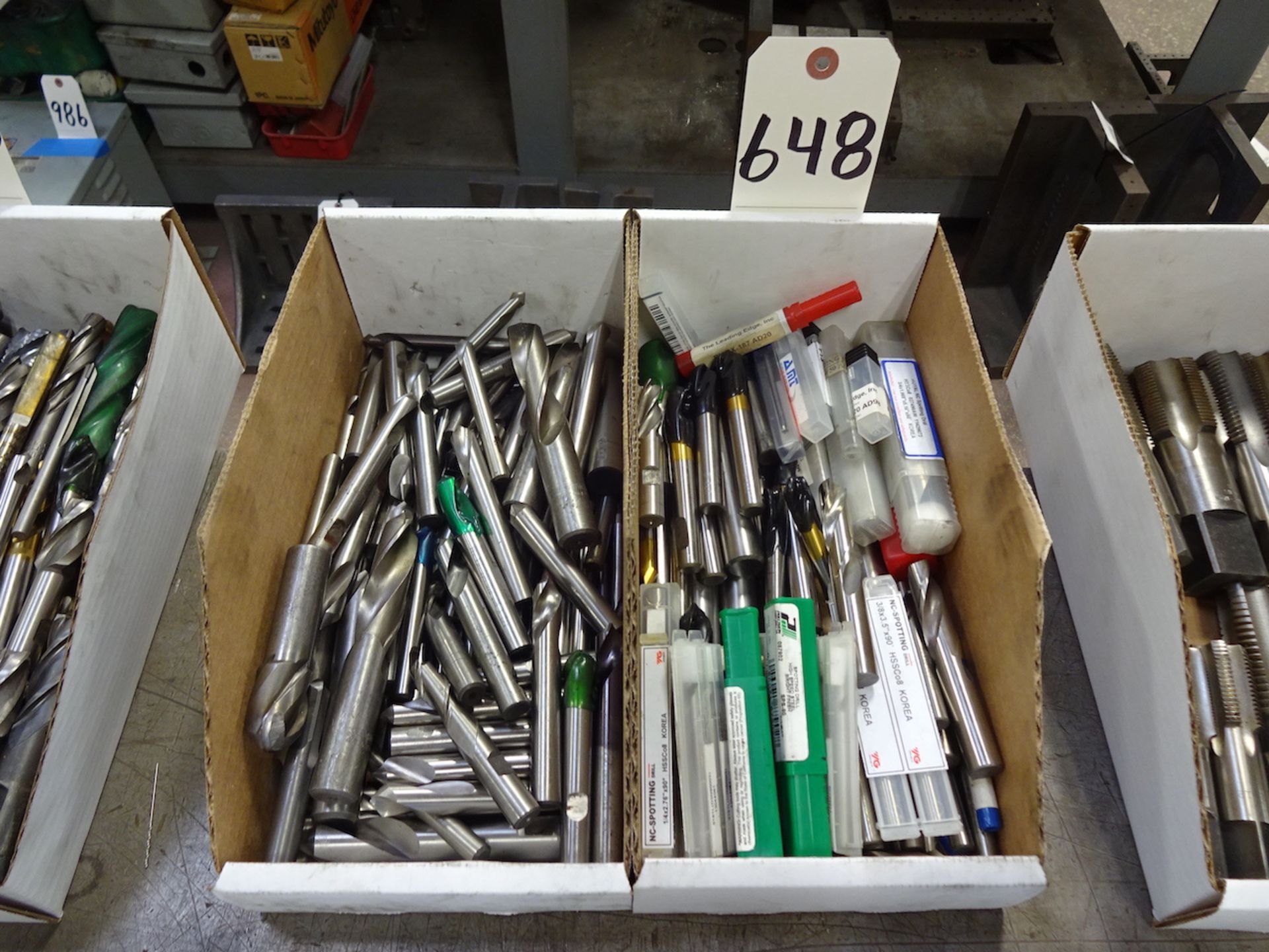 LOT: Assorted Milling Cutters in (2) Boxes