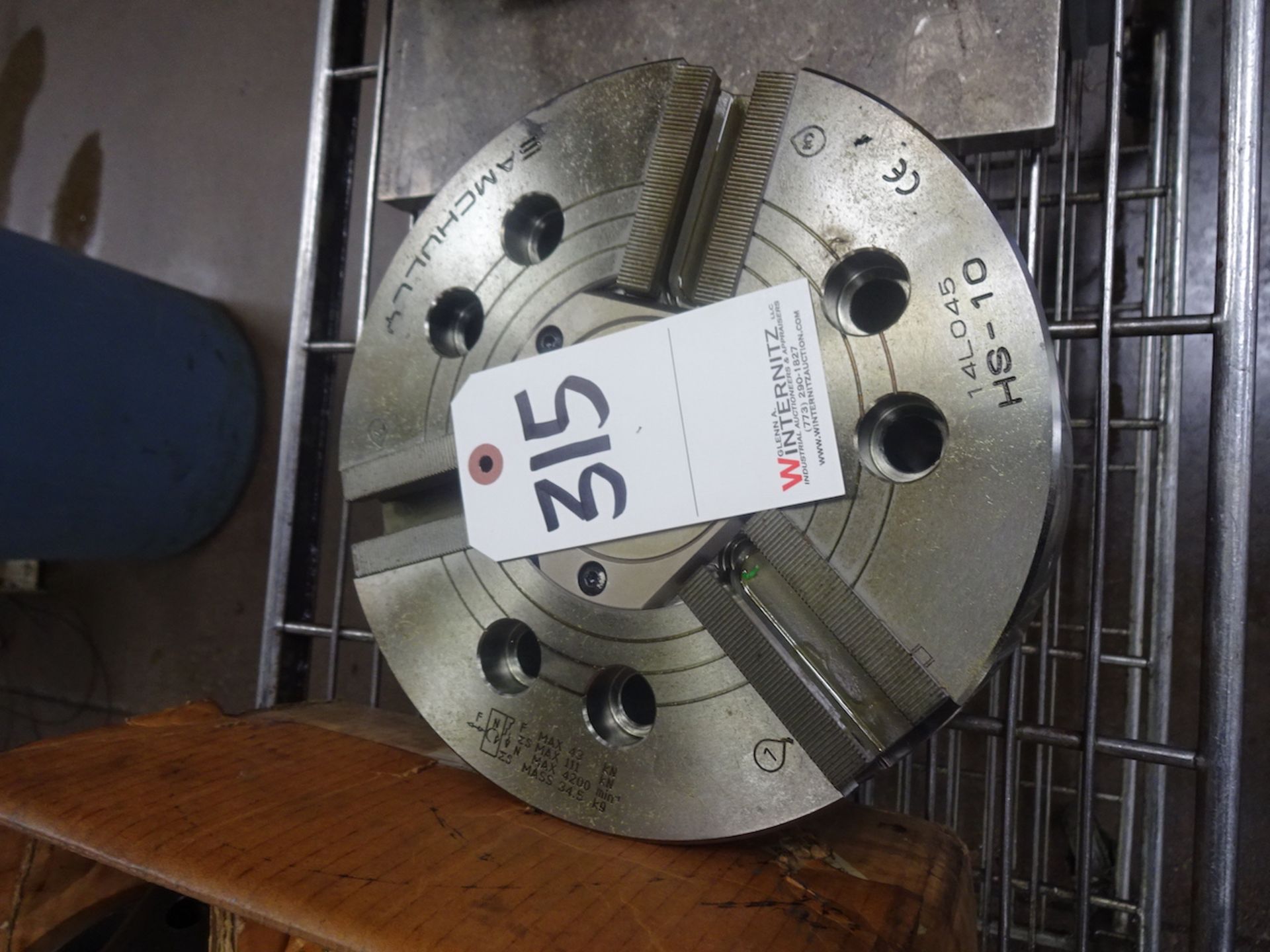 SAMCHULLY HS-10 3-JAW CHUCK (NO JAWS)