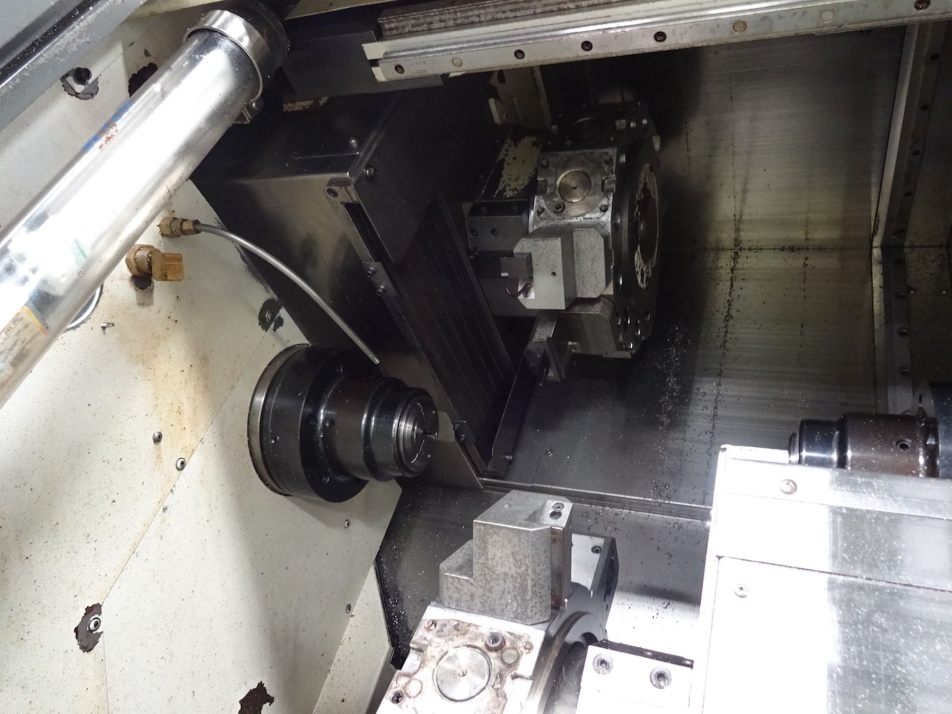 NAKAMURA-TOME MODEL WT-150 CNC TWIN SPINDLE TWIN TURRET TURNING CENTER, S/N M151307, IEMCA MODEL VIP - Image 4 of 7