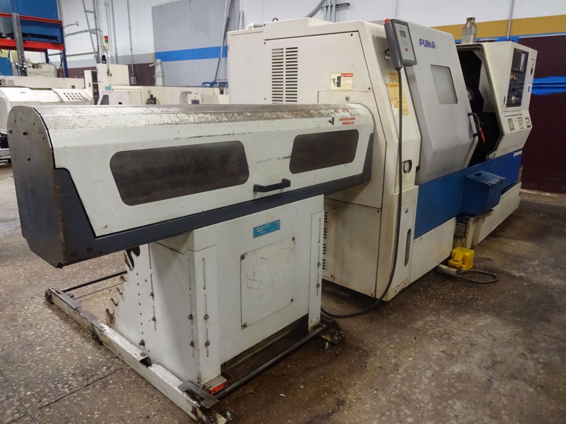 2003 DAEWOO MODEL PUMA 240LMB CNC 2-AXIS TURNING CENTER, S/N P24M0175, 8 IN. 3-JAW CHUCK, 12- - Image 8 of 8