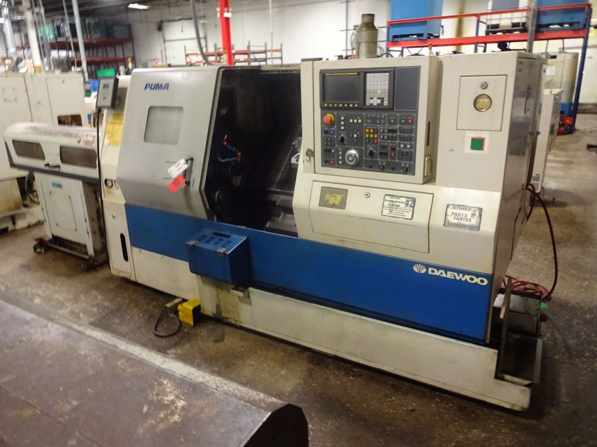 2003 DAEWOO MODEL PUMA 240LMB CNC 2-AXIS TURNING CENTER, S/N P24M0175, 8 IN. 3-JAW CHUCK, 12- - Image 2 of 8