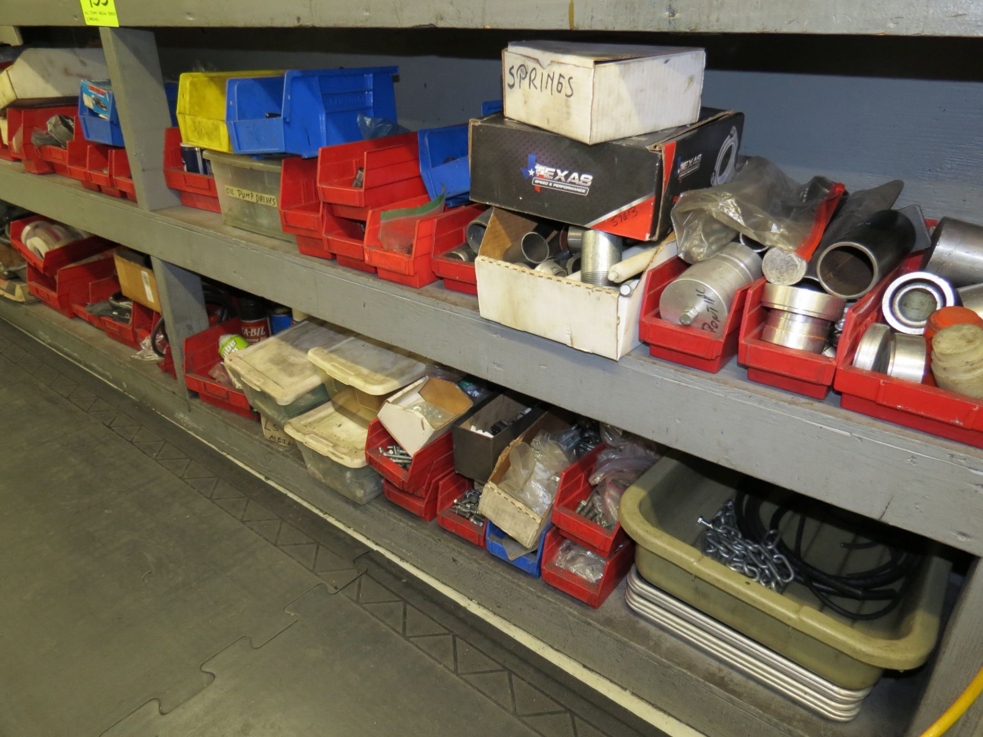 LOT OF ASSORTED TOOLS AND PARTS BELOW BENCH - Image 4 of 4