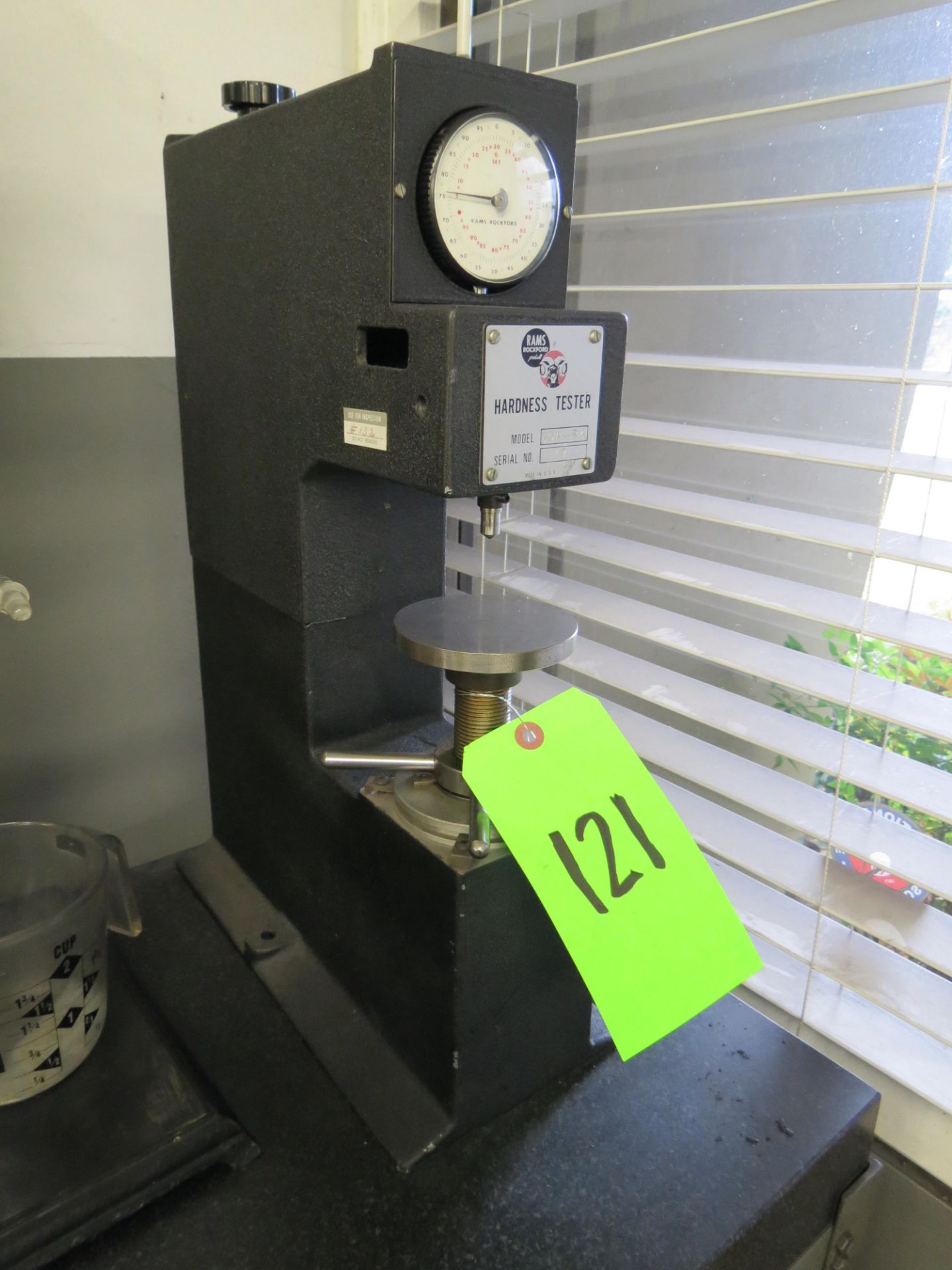 RAMS ROCKFORD HARDNESS TESTER MDL: 10A-R4