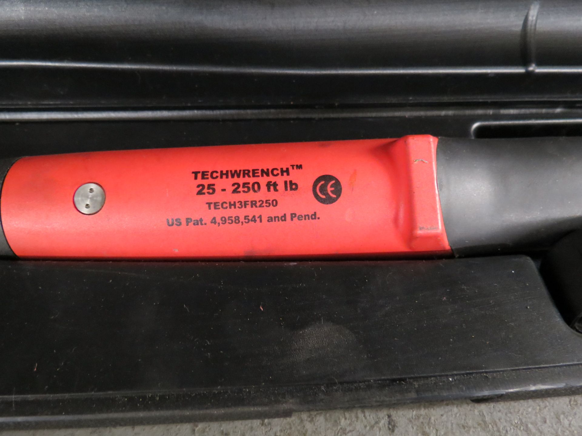 SNAP ON TECHANGLE ELECTRONIC TORQUE DIGITAL WRENCH MDL: ATECH3FR250 (RED HANDLE) - Image 3 of 4