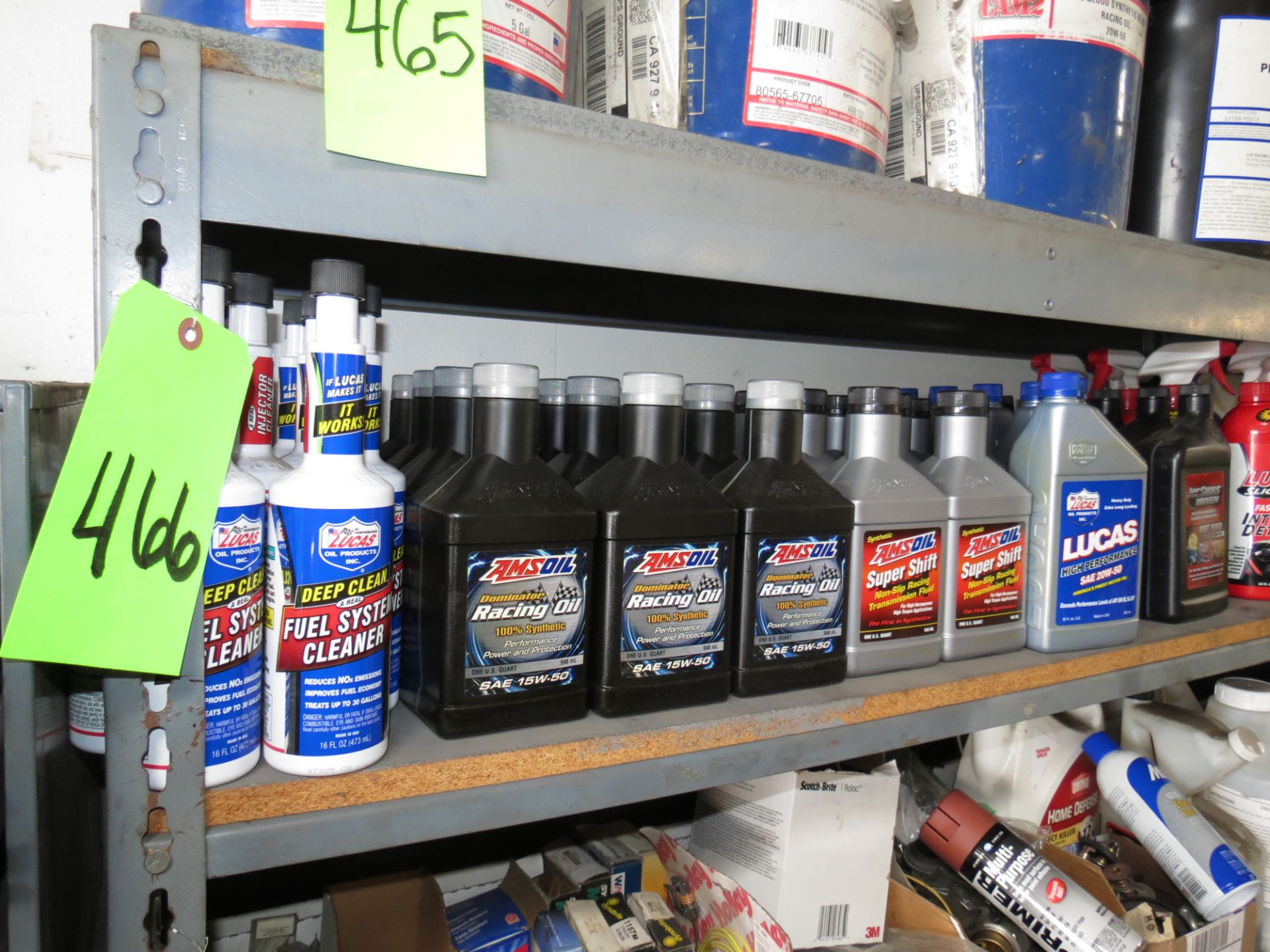 LOT NEW ASSORTED 5 QT OIL & LUBE