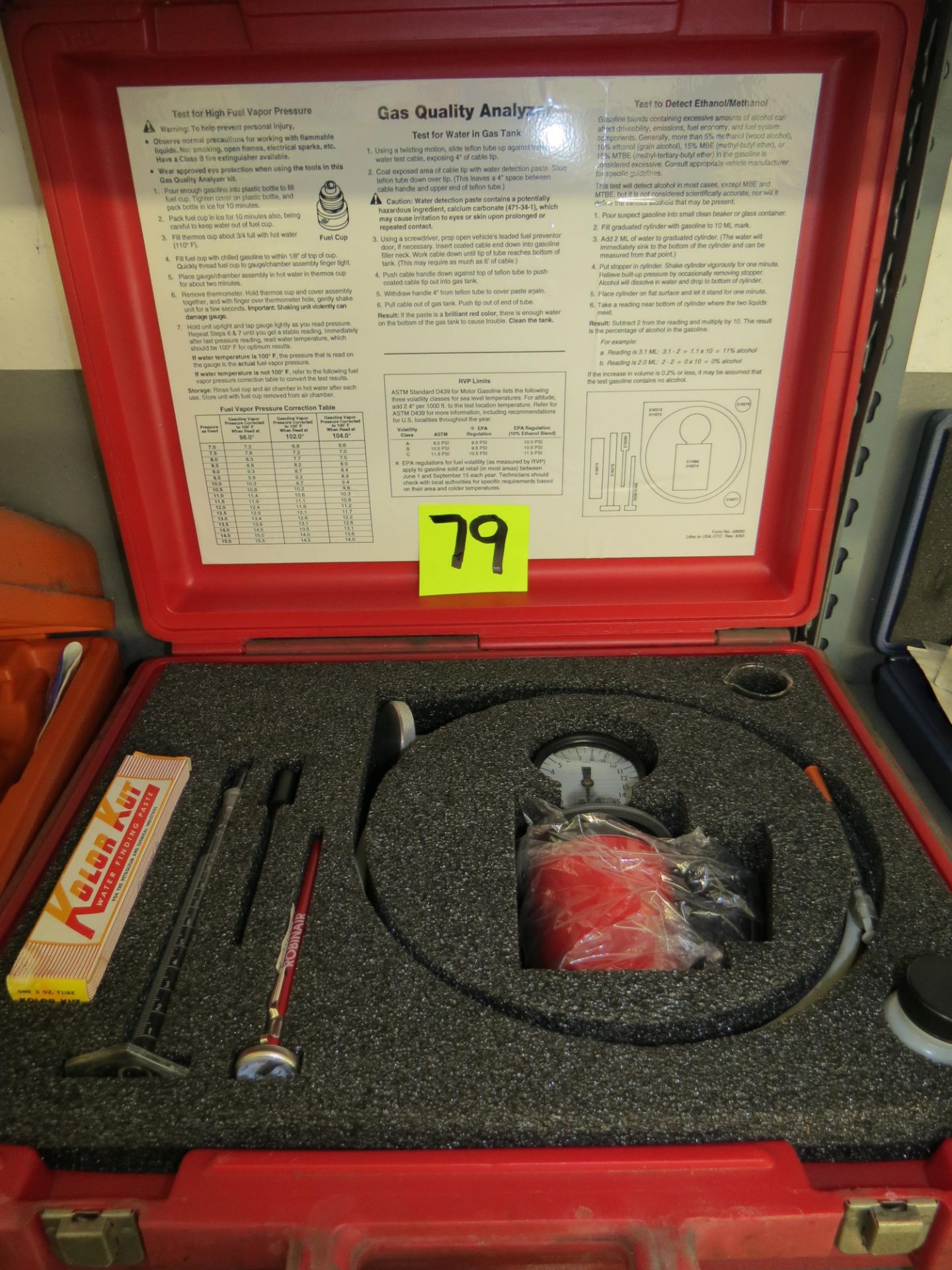 KENTMOORE GAS QUALITY ANALYZER - Image 2 of 2