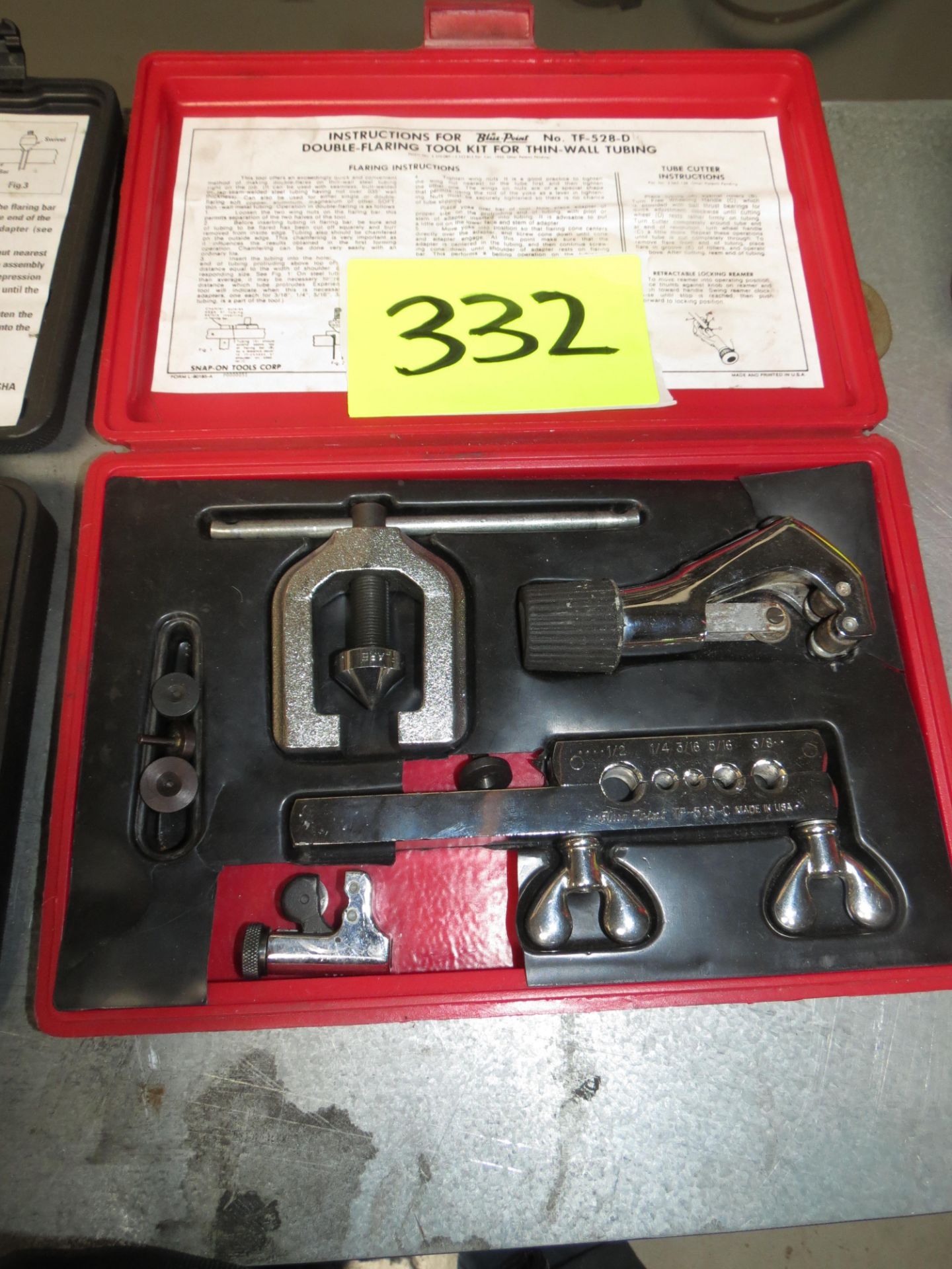 BLUE-POINT TF-528-D DOUBLE FLARE TOOL SET