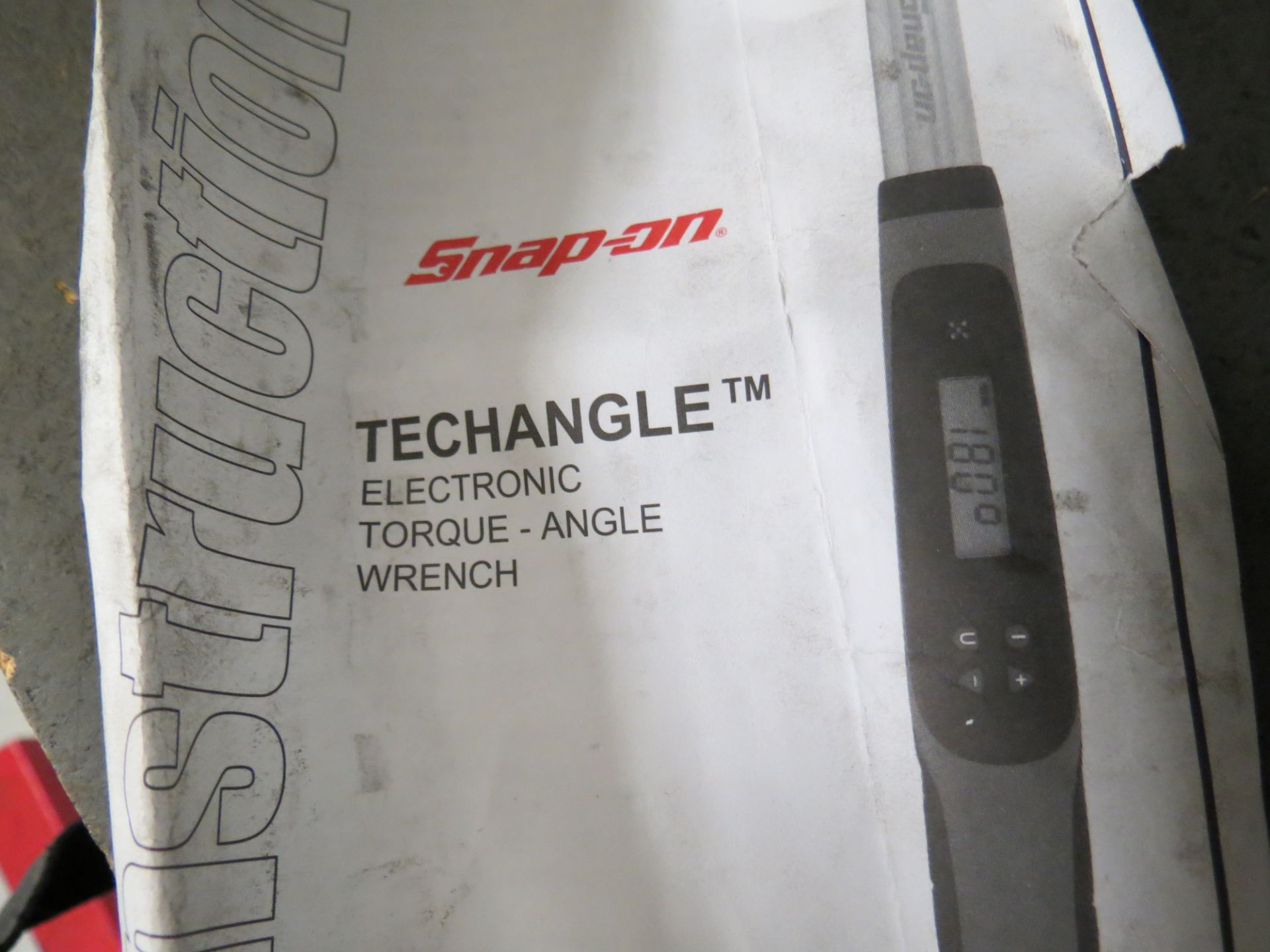 SNAP ON TECHANGLE ELECTRONIC TORQUE DIGITAL WRENCH MDL: ATECH3FR250 (RED HANDLE) - Image 4 of 4