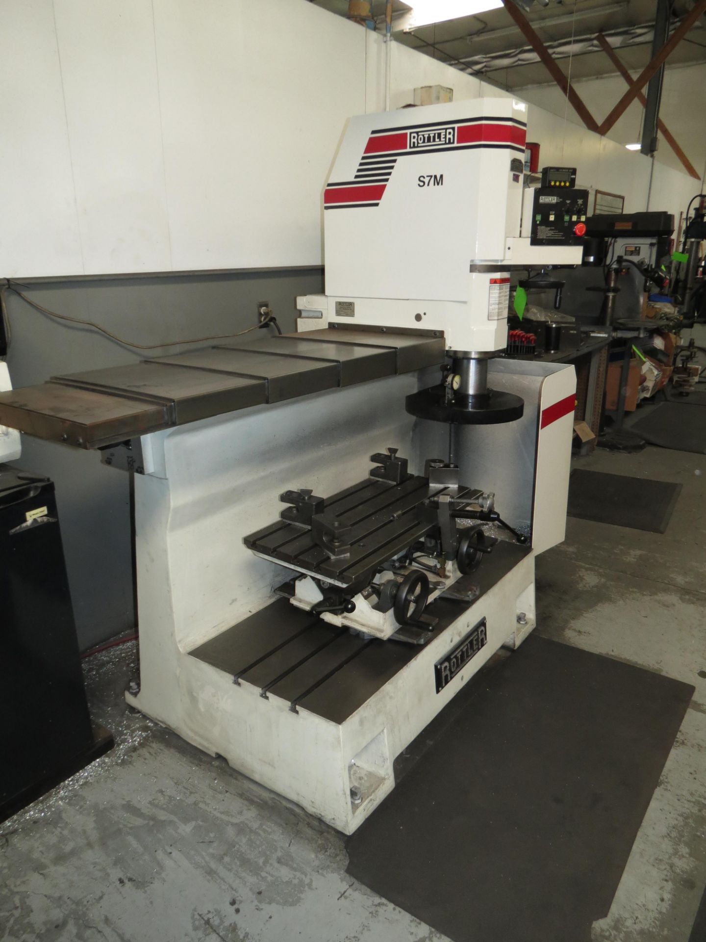 ROTTLER S7M CBM CYLINDER HEAD AND BLOCK SURFACER, WITH UPGRADED 15" X 30" X 2" TILT TABLE - Image 7 of 10