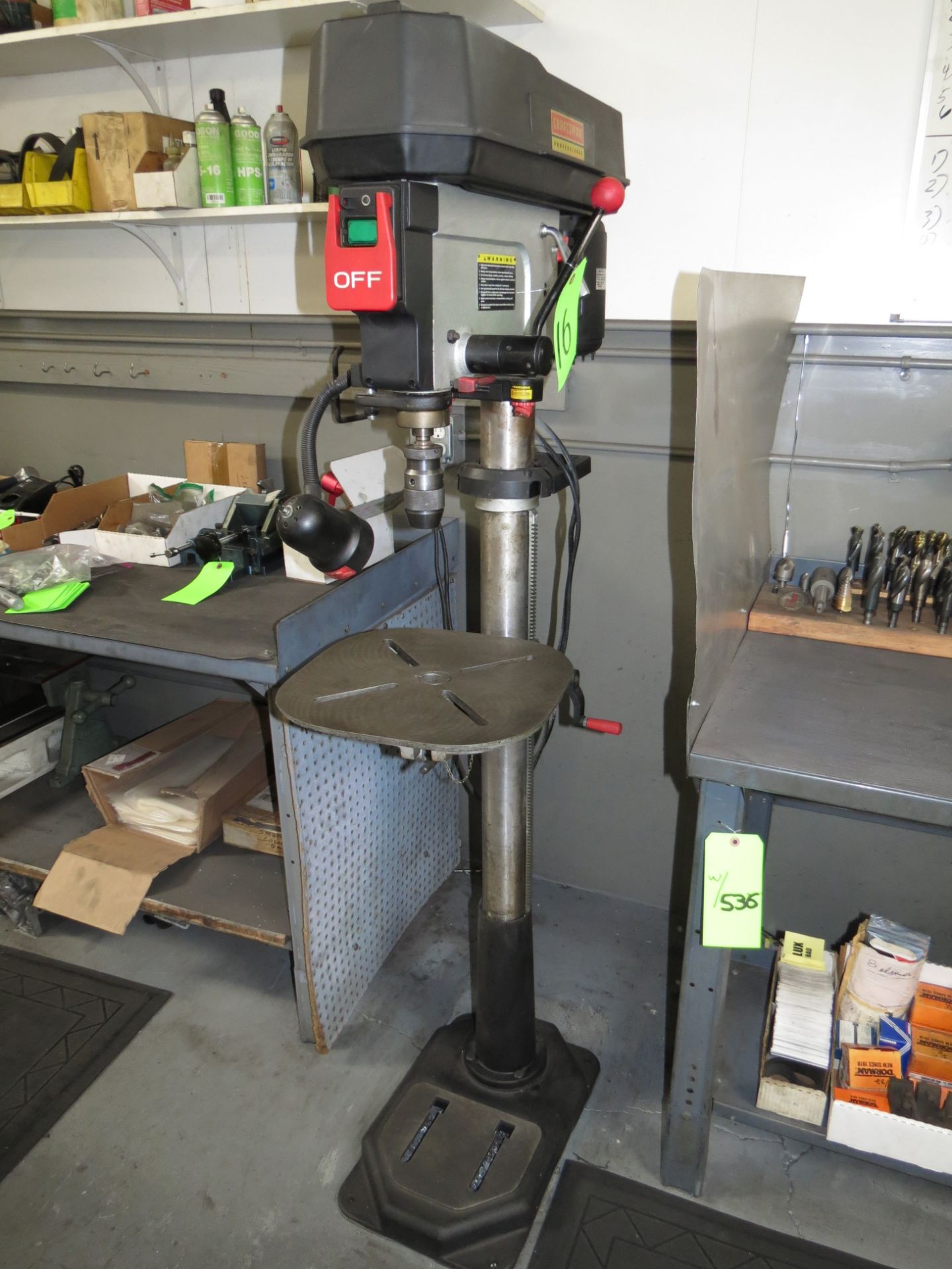 CRAFTSMAN 17" DRILL PRESS WITH LASER TRAC MDL: 152229010 SN: 0525-W