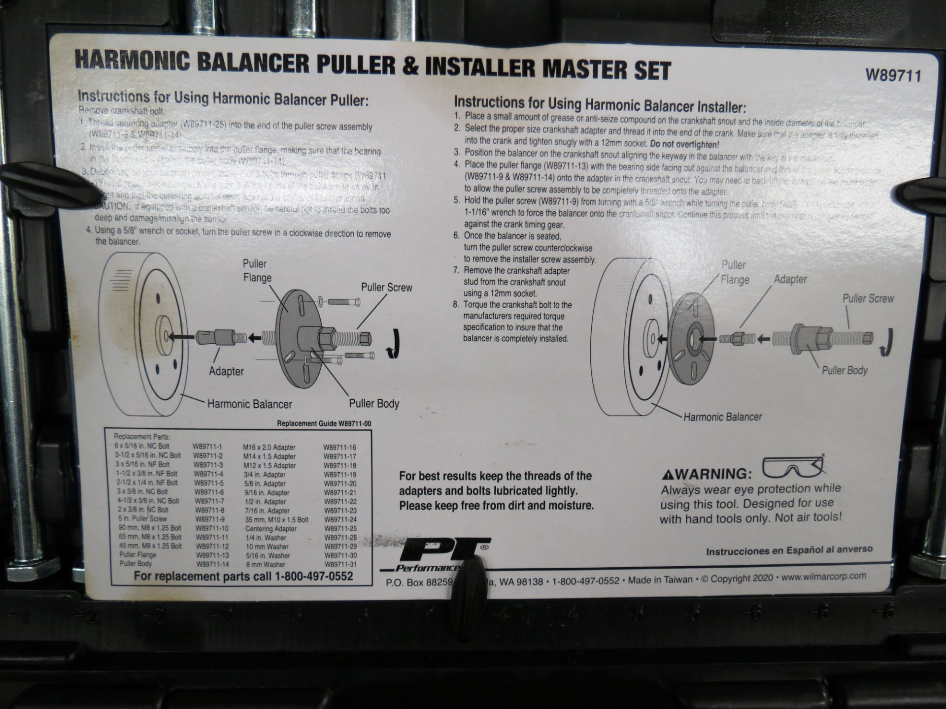 HARMONIC BALANCER PULLER & INSTALLER MASTER SET - Image 3 of 4