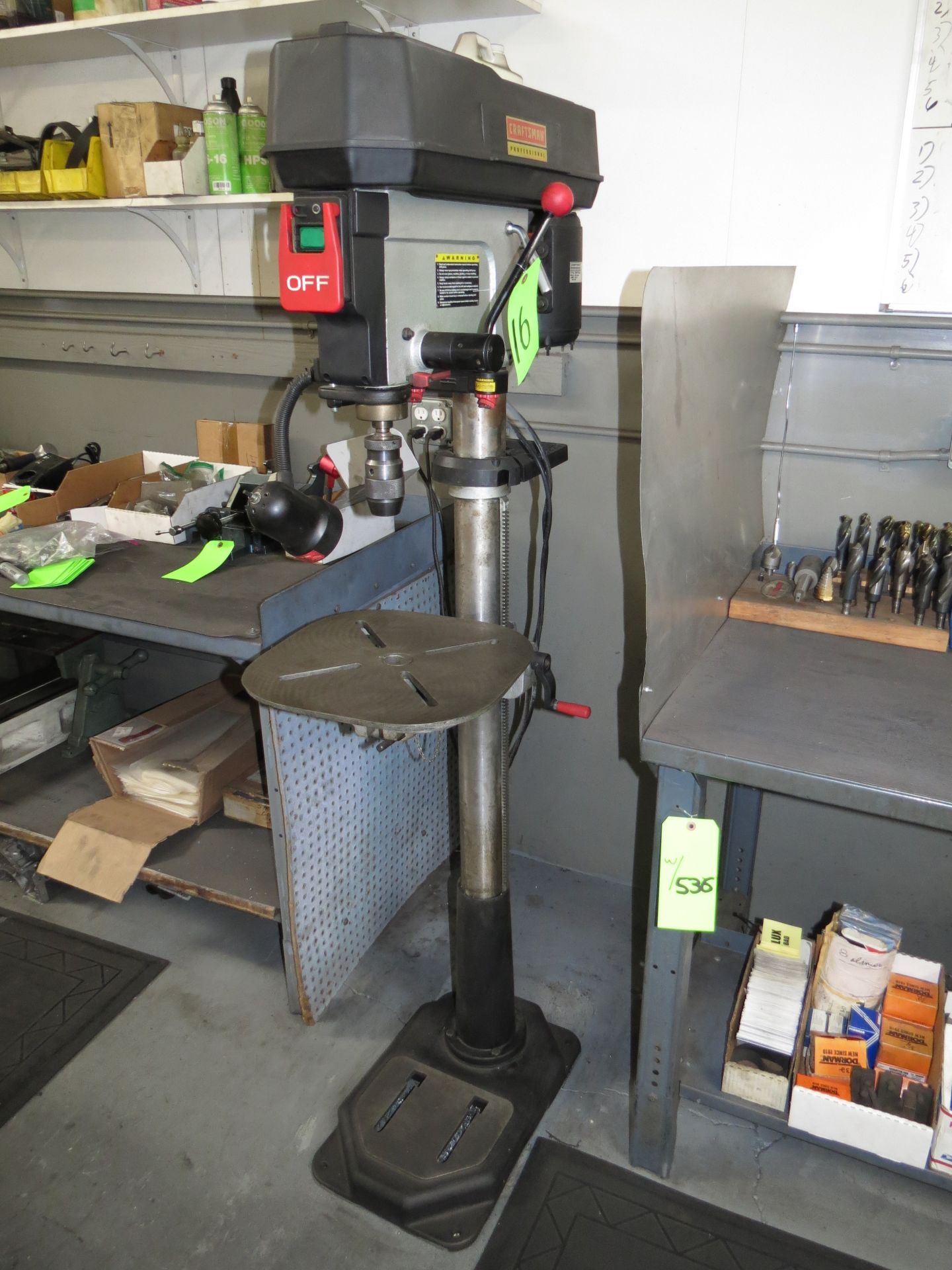 CRAFTSMAN 17" DRILL PRESS WITH LASER TRAC MDL: 152229010 SN: 0525-W - Image 2 of 5
