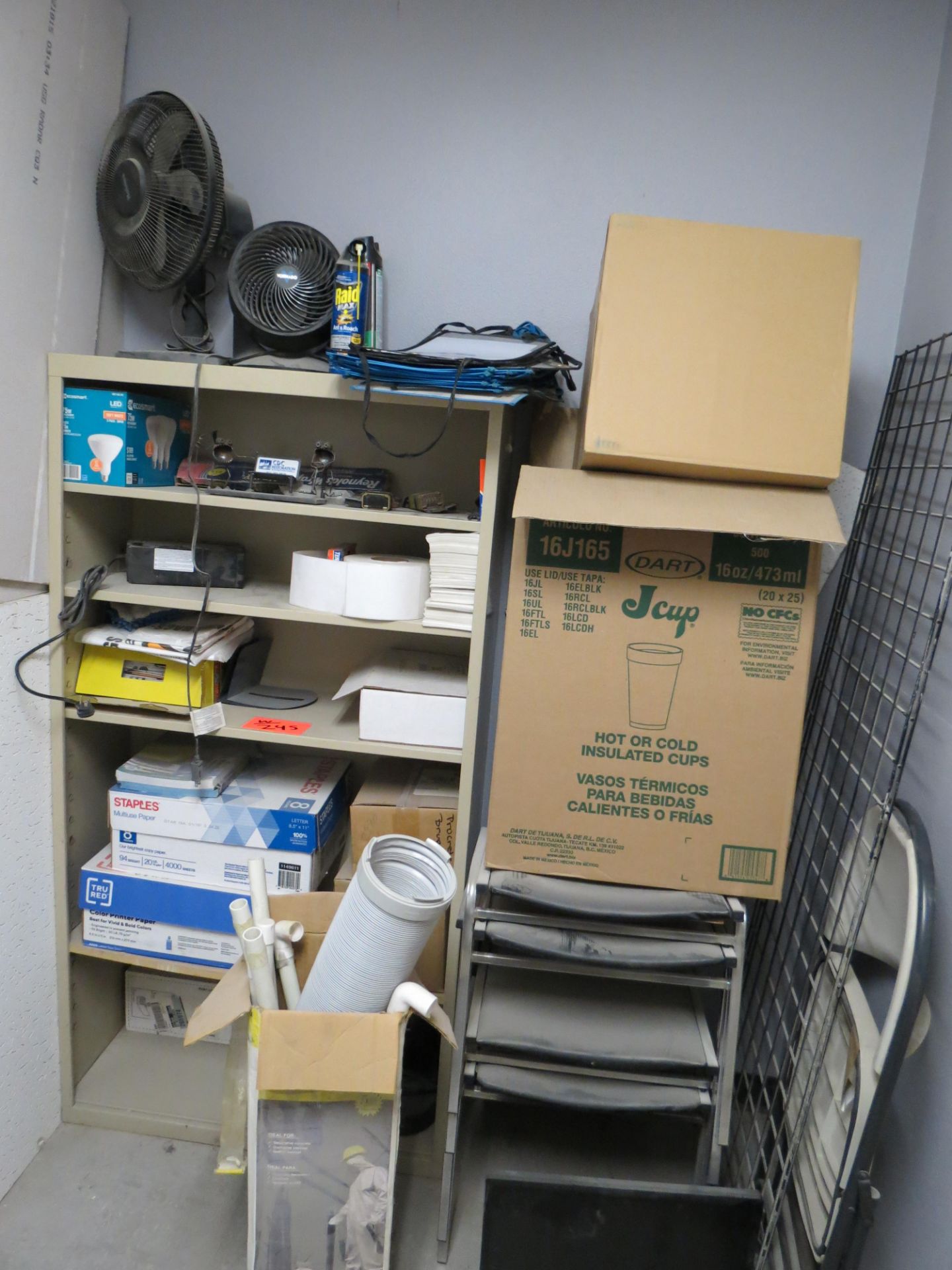 Lot Printers Office Accessories , Stackable Chairs ( NoPart Shelving) COMPUTERS HAVE BEEN REMOVED - Image 6 of 6