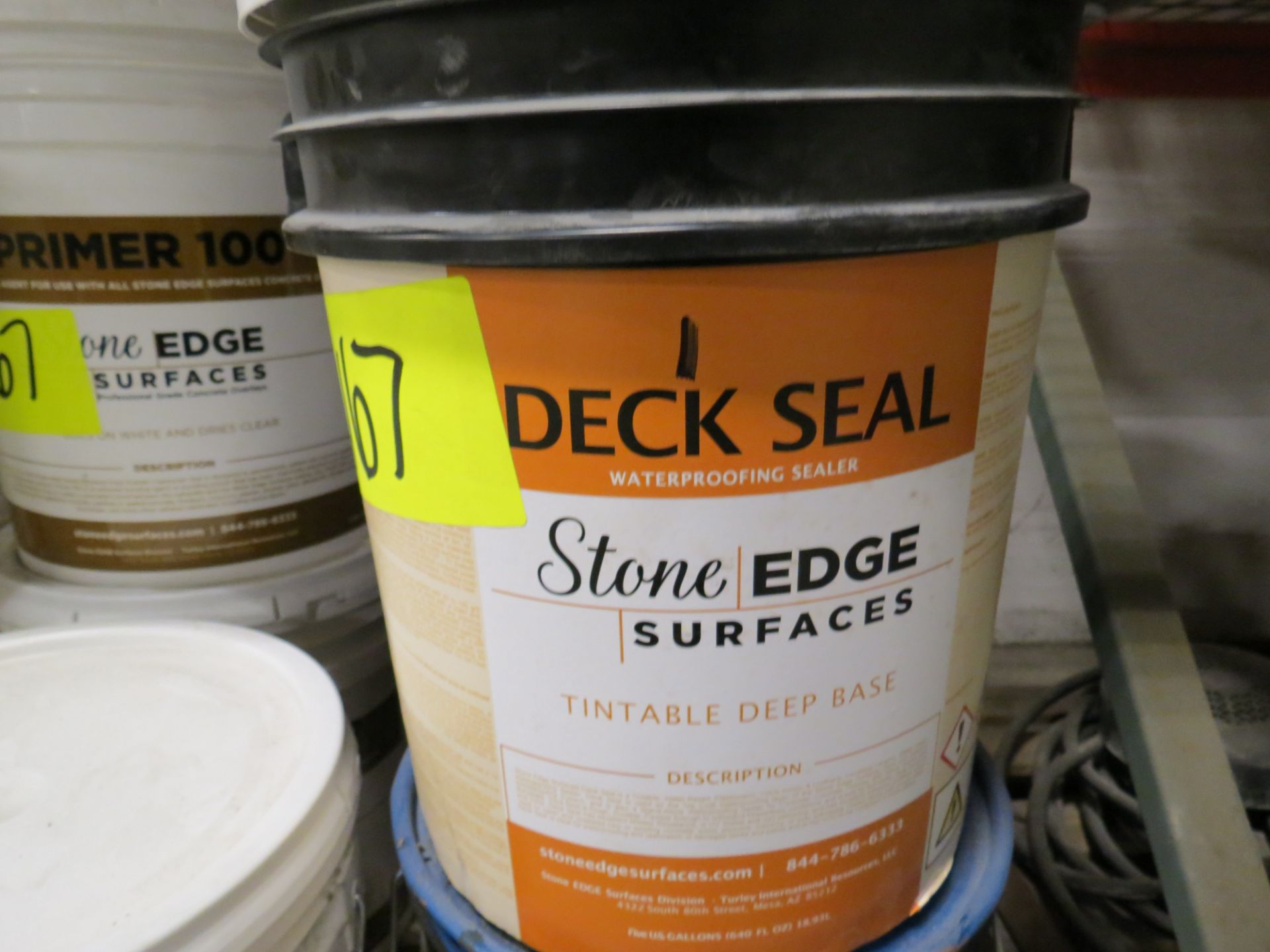 Lot Stone Edge Surfaces (3) Stone Edge Primer 100 5 Gal, (3) Stone Edge Pro Release Agent 5 Gal, (1) - Image 2 of 4