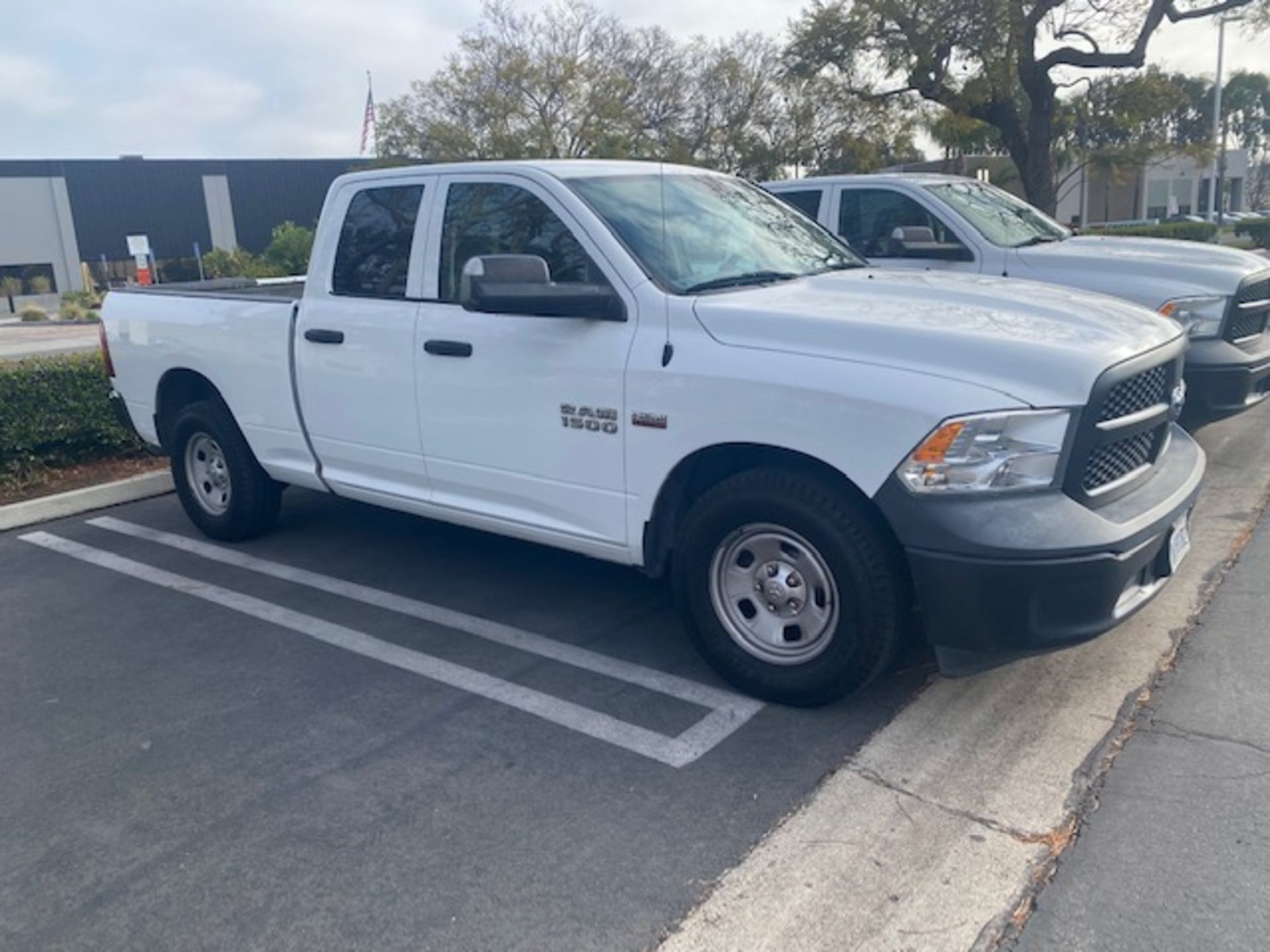 2016 Dodge Ram 1500 Pickup Truck, 5.7L V8 Eng., Gas, CA License 06581B2, Mileage 104,715