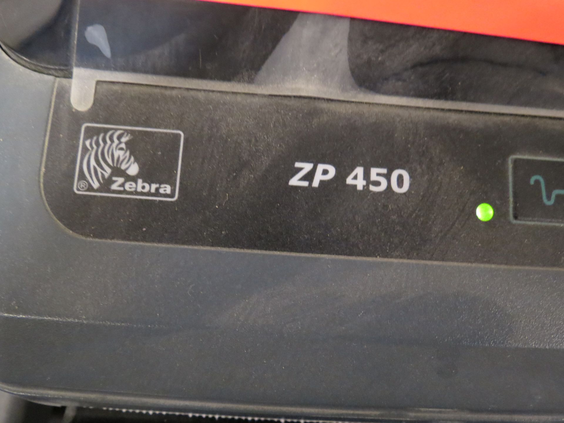 Zebra ZP450 Label Printer, Fairbanks SCB-R9000-14U scale w/ Level Indicator - Image 2 of 3