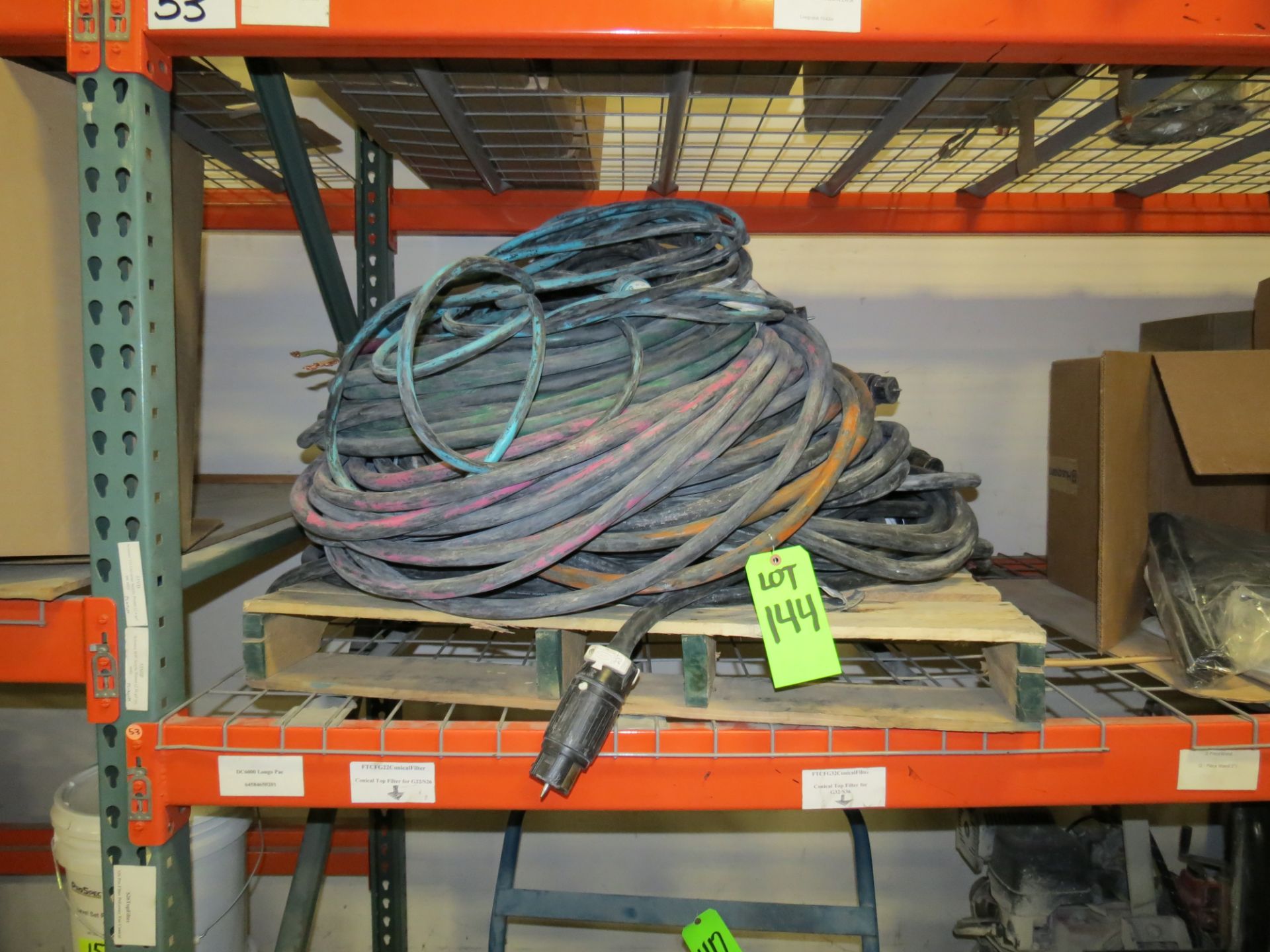 Lot of Assorted Heavy Duty Power Cables