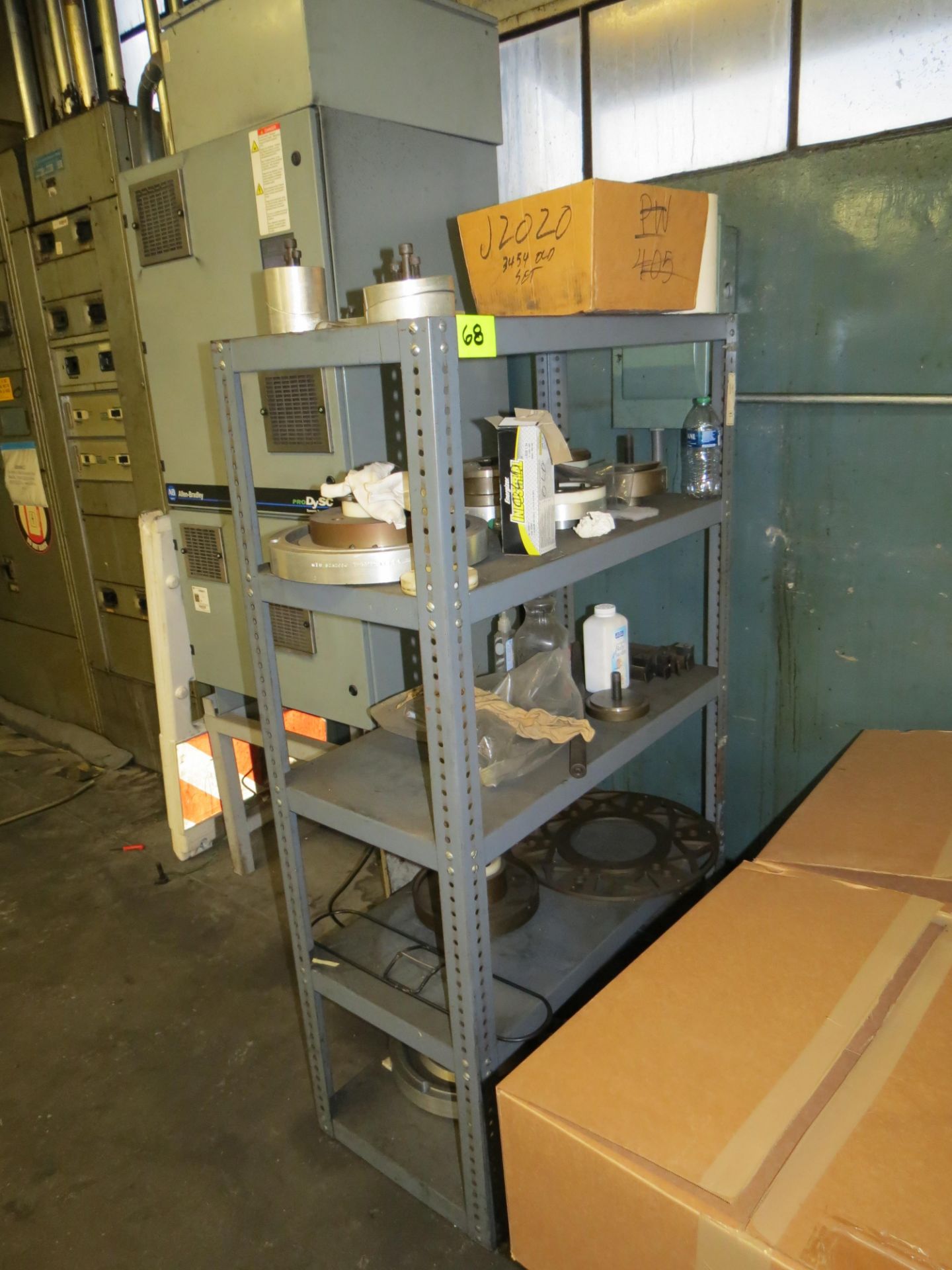LOT 2-ASSORTED GREY PARTS SHELVING ONLY NO CONTENTS - Image 2 of 2