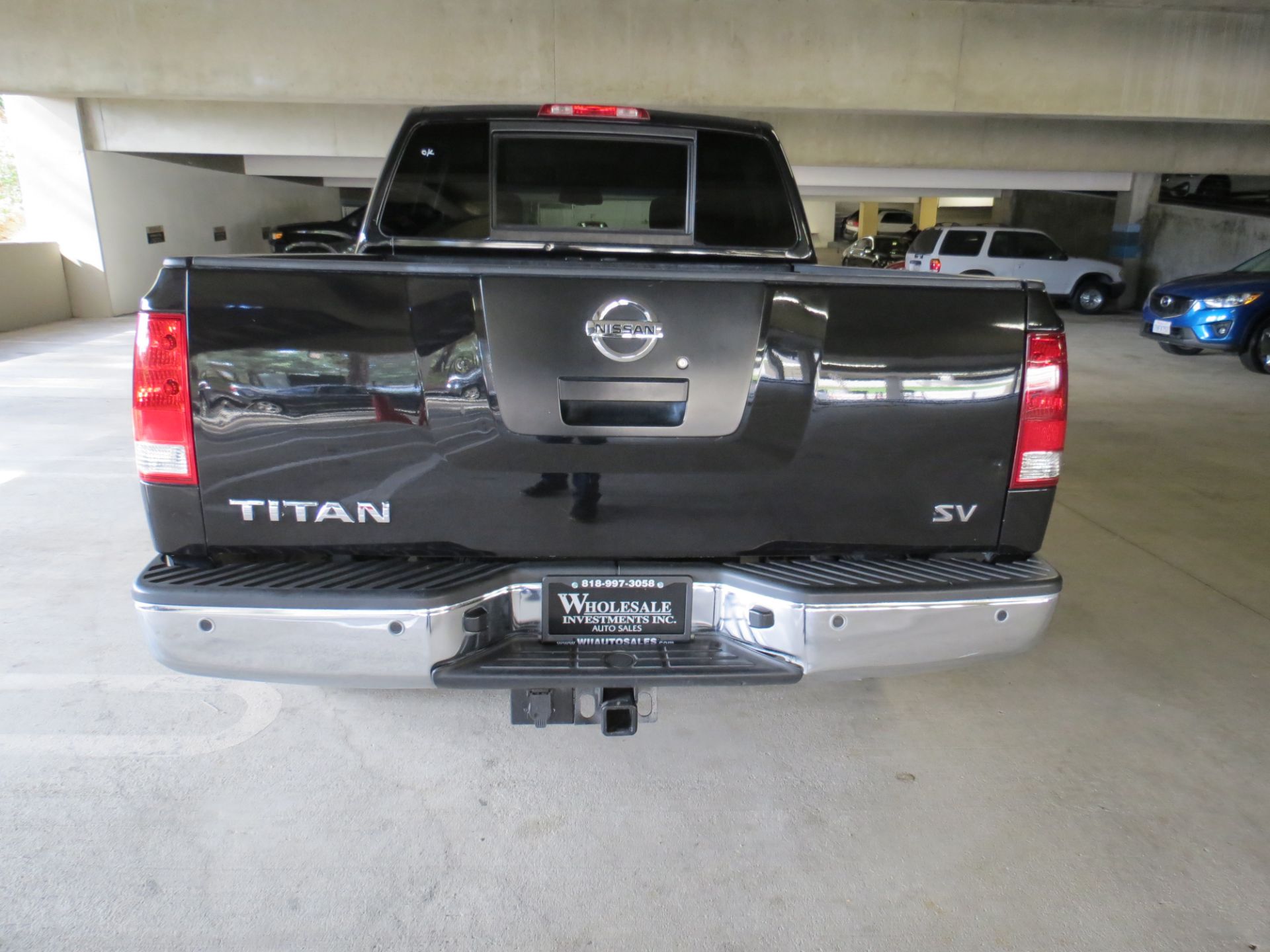 2012 NISSAN TITAN V8 4-DOOR PICKUP TRUCK, BLACK, 97,799 MILES, VIN:1N6AA0EDXCN315261, LIC: 31816G1 - Image 7 of 27