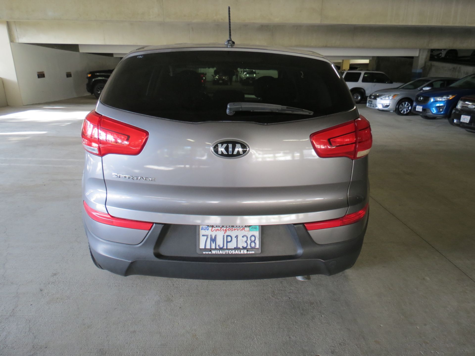 2016 KIA SPORTAGE CROSSOVER SUV, GRAY, 104,621 MILES, VIN: KNDPB3AC8G7820010, LIC: 7MJP138 - Image 6 of 26