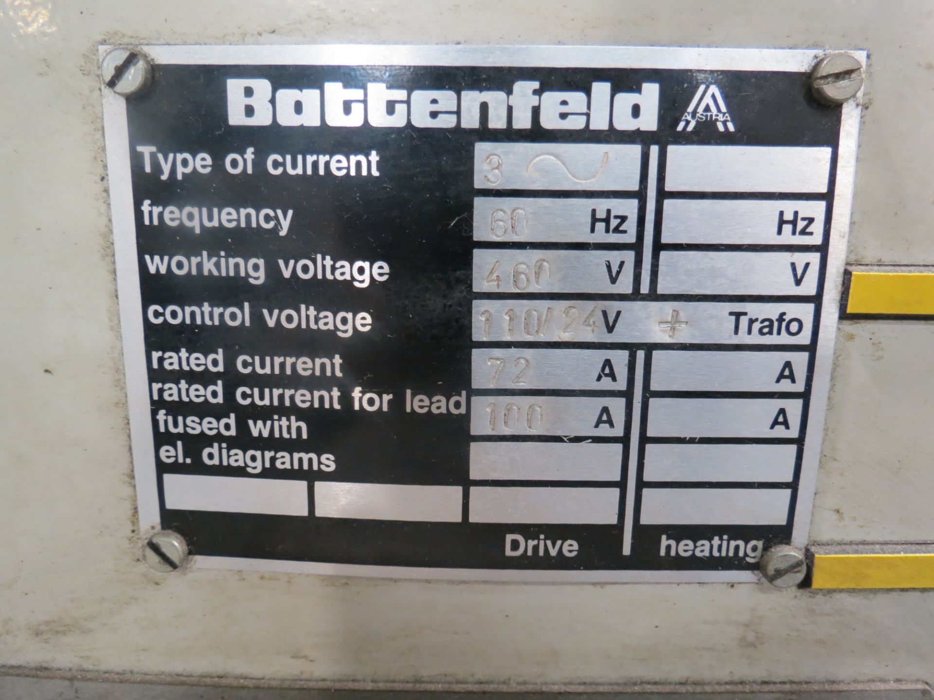 Battenfeld BA 350 CD Plus Injection Molding Machine with Stelco Air Dryer & IMS Portable Chiller - Image 4 of 12