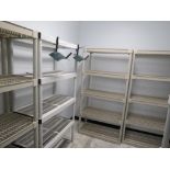 Lot (5)-Rubbermaid Shelves
