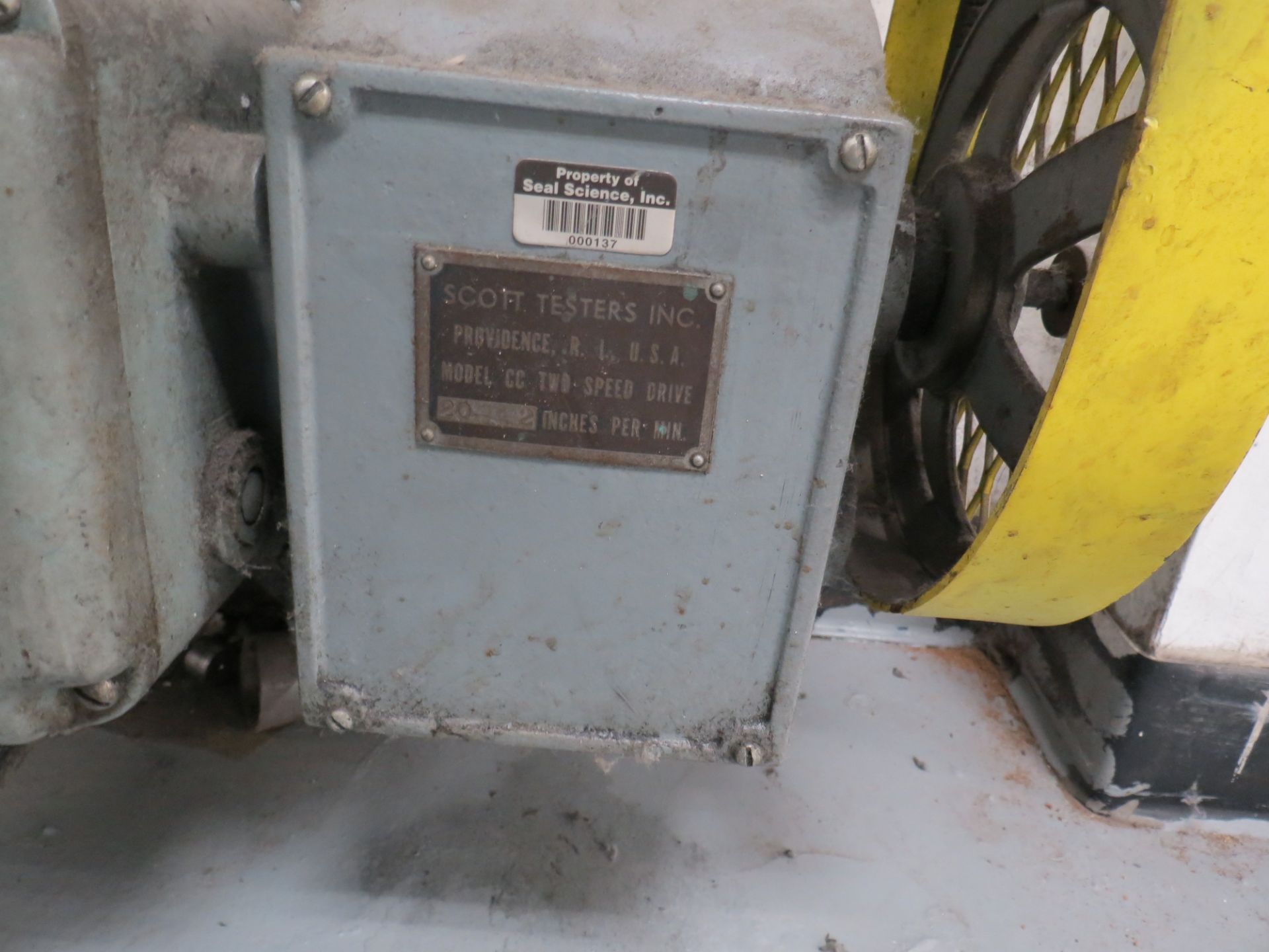 Scott Testers Inc. Model CC Two Speed Drive, Tensile Tester - Image 3 of 5