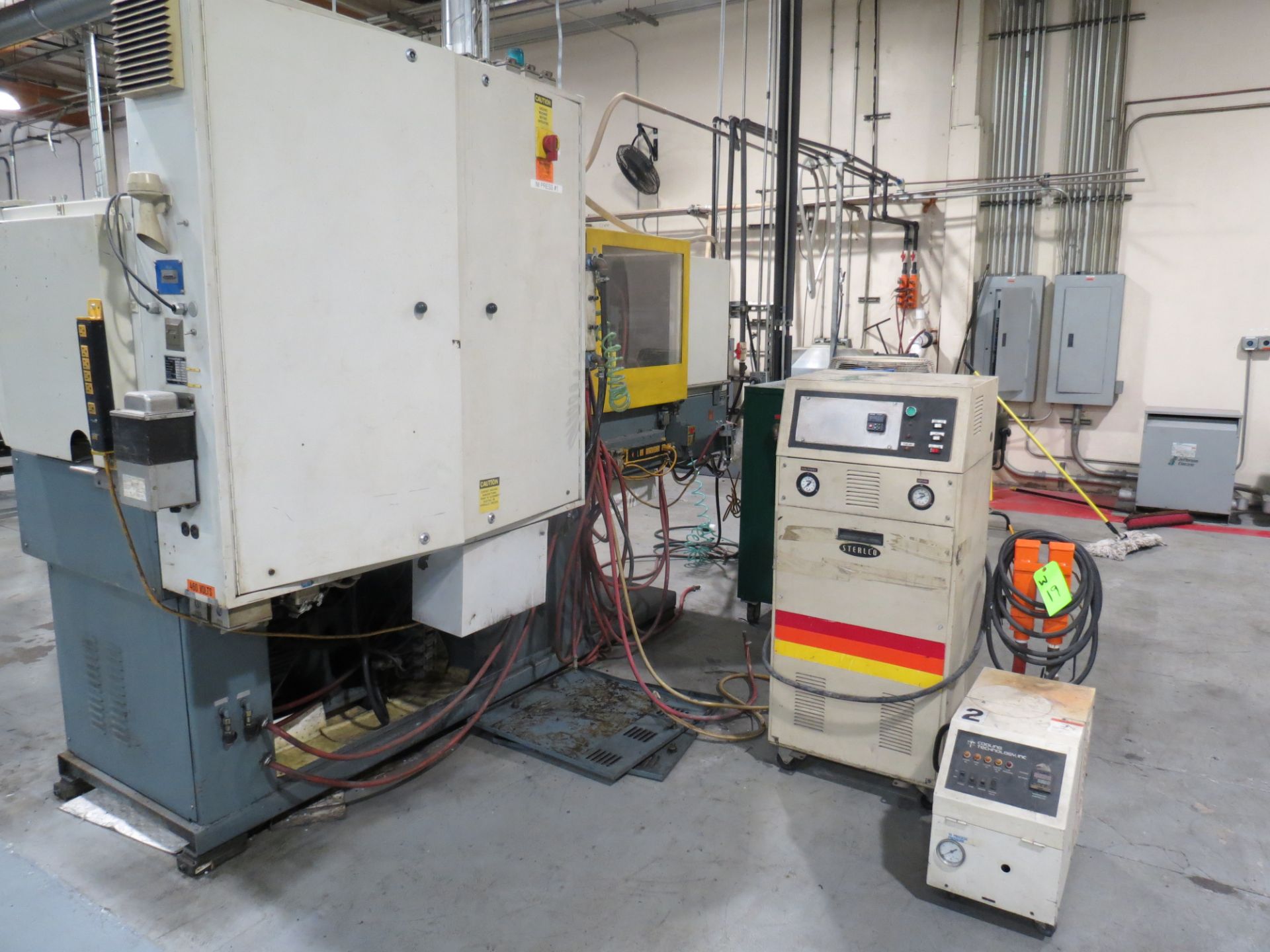Battenfeld BA 350 CD Plus Injection Molding Machine with Stelco Air Dryer & IMS Portable Chiller - Image 5 of 12