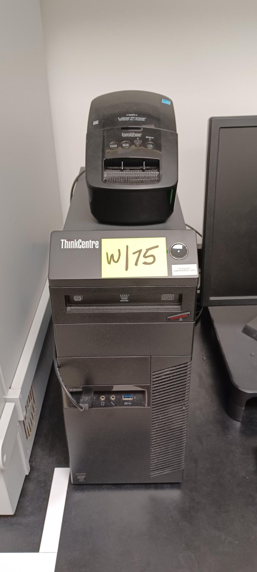 LENOVO THINKCENTRE I5 DESKTOP WITH MONITOR & LABEL PRINTER (SUBJECT TO CONFIRMATION) - Image 2 of 3