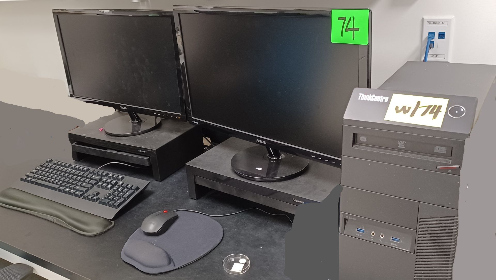 LENOVO THINKCENTRE I5 DESKTOP WITH DUAL MONITORS (SUBJECT TO CONFIRMATION)