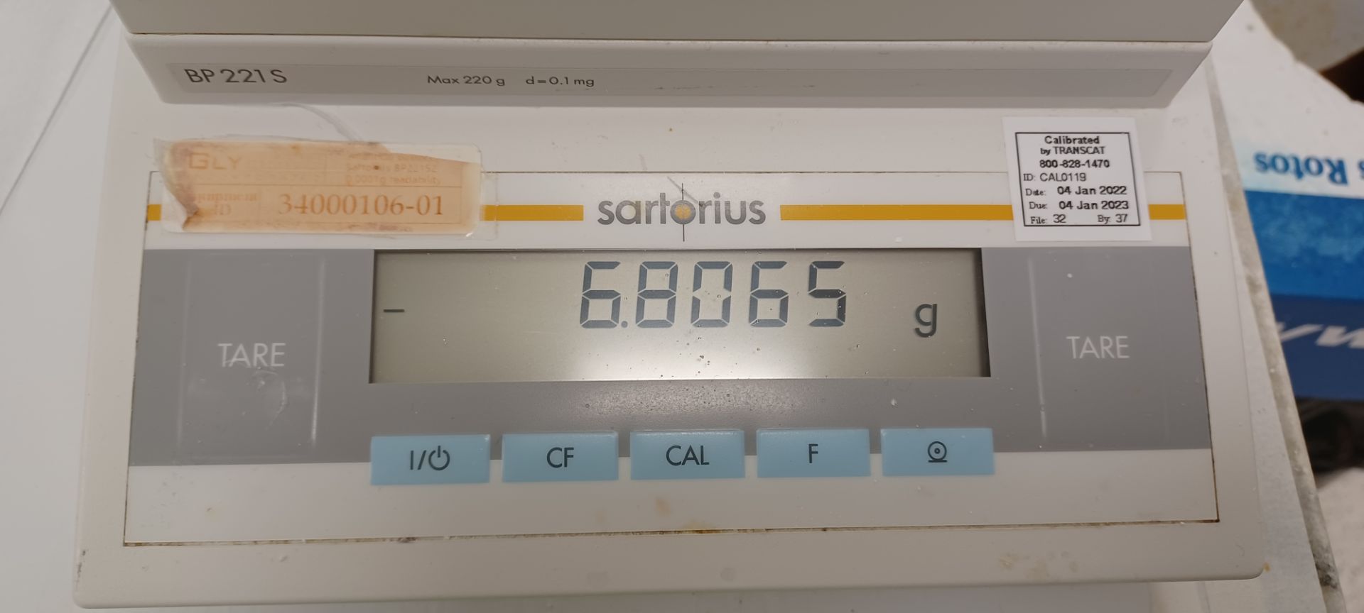 SARTORIUS BP221S ANALYTICAL BALANCES, CALIBRATED UNTIL 1/2023 - Image 4 of 7