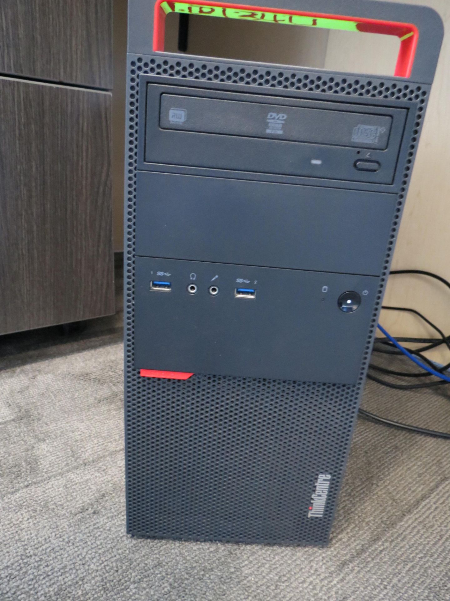 LENOVO THINKCENTRE DESKTOP /W DUAL MONITORS, KEYBOARD (SUBJECT TO CONFIRMATION) - Image 3 of 3