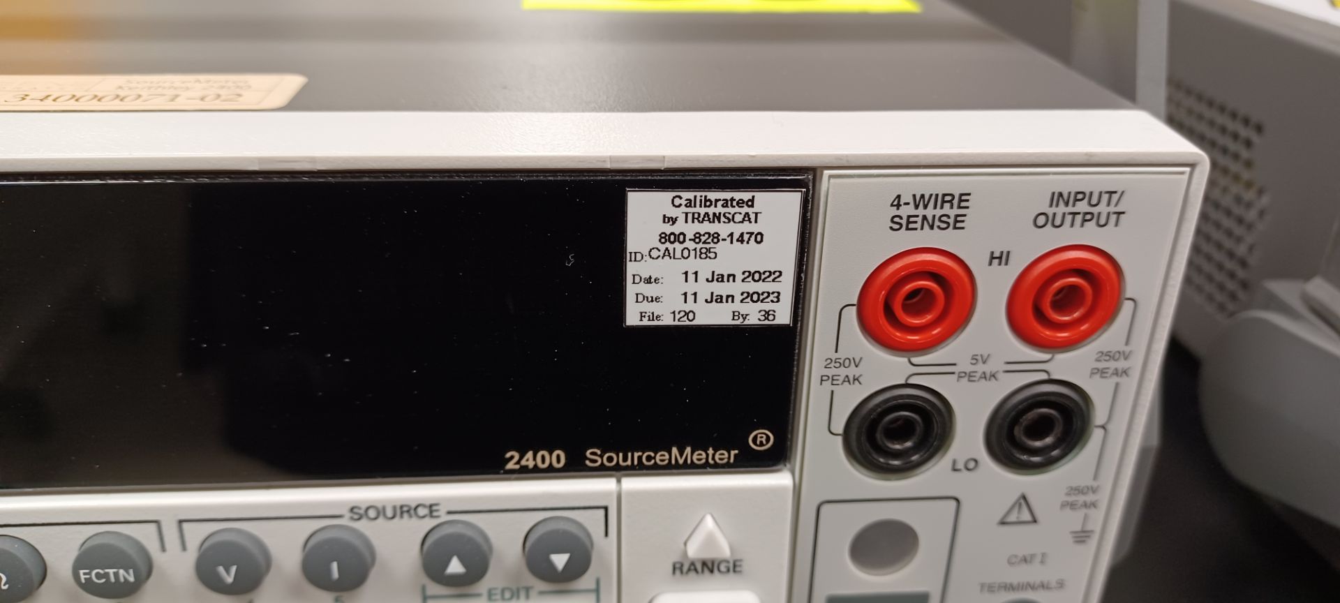 KEITHLEY 2400 SOURCEMETER, CALIBRATED UNTIL 1/2023 - Image 2 of 5