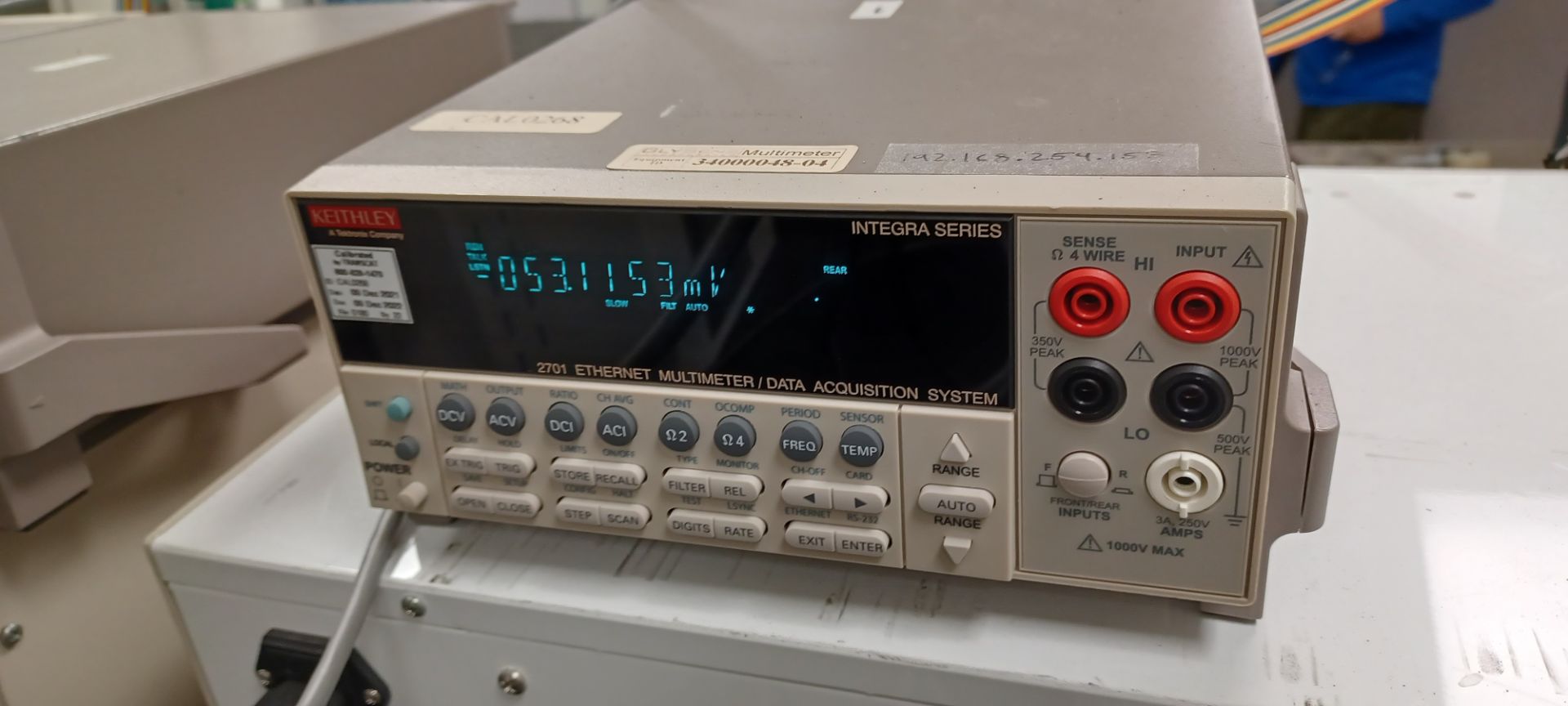 ELECTRO-FREQUENCY TESTING CENTER WITH KEITHLEY MULTIMETERS - Image 5 of 10