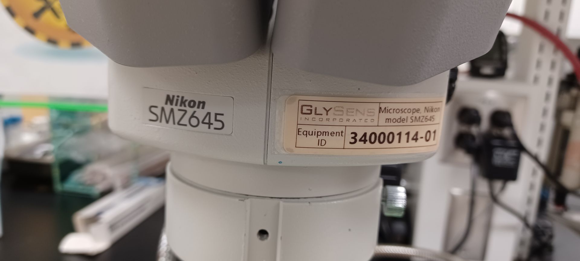 NIKON SMZ645 STEREO ZOOM MICROSCOPE, CALIBRATED UNTIL 3/2024 - Image 5 of 10