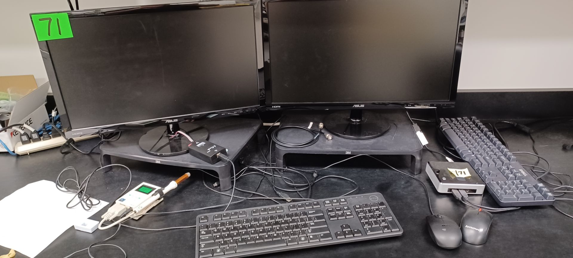 2 ASUS MONITORS, OMEGA ISERVER, & INTEL NUC5I5RYK MINI PC (SUBJECT TO CONFIRMATION) - Image 9 of 9