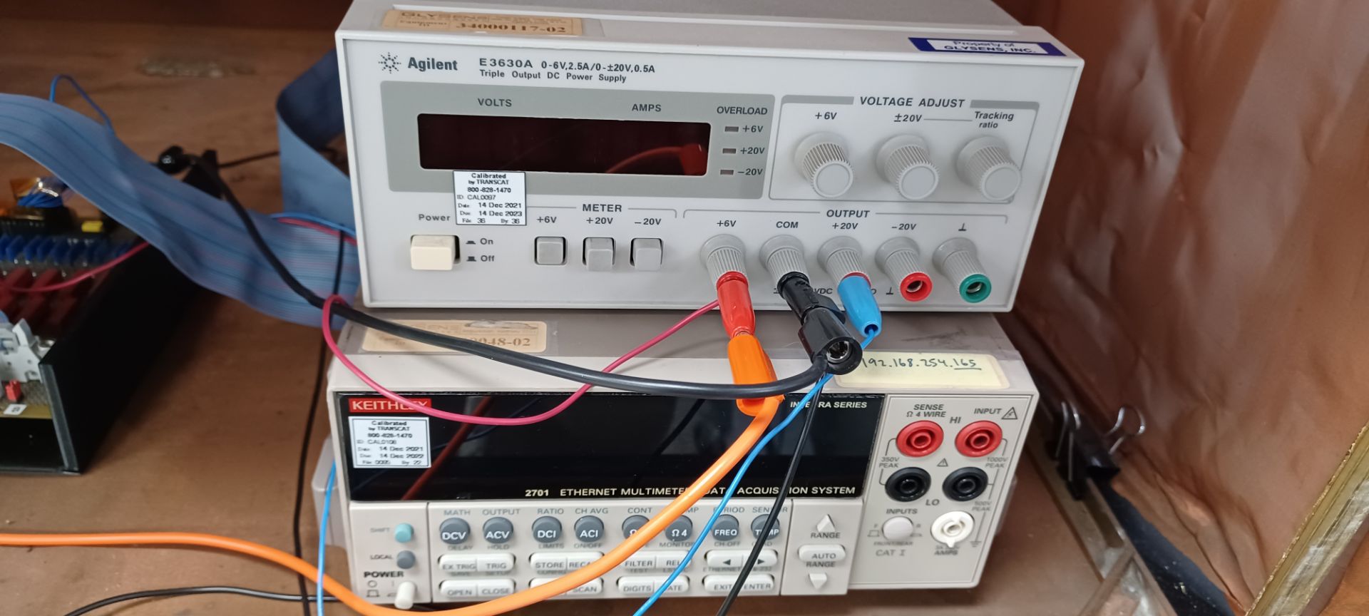 LOT KEITHLEY 2701 ETHERNET MULTIMETER & AGILENT E3630A TRIPLE OUTPUT DC POWER SUPPLY - Image 2 of 8