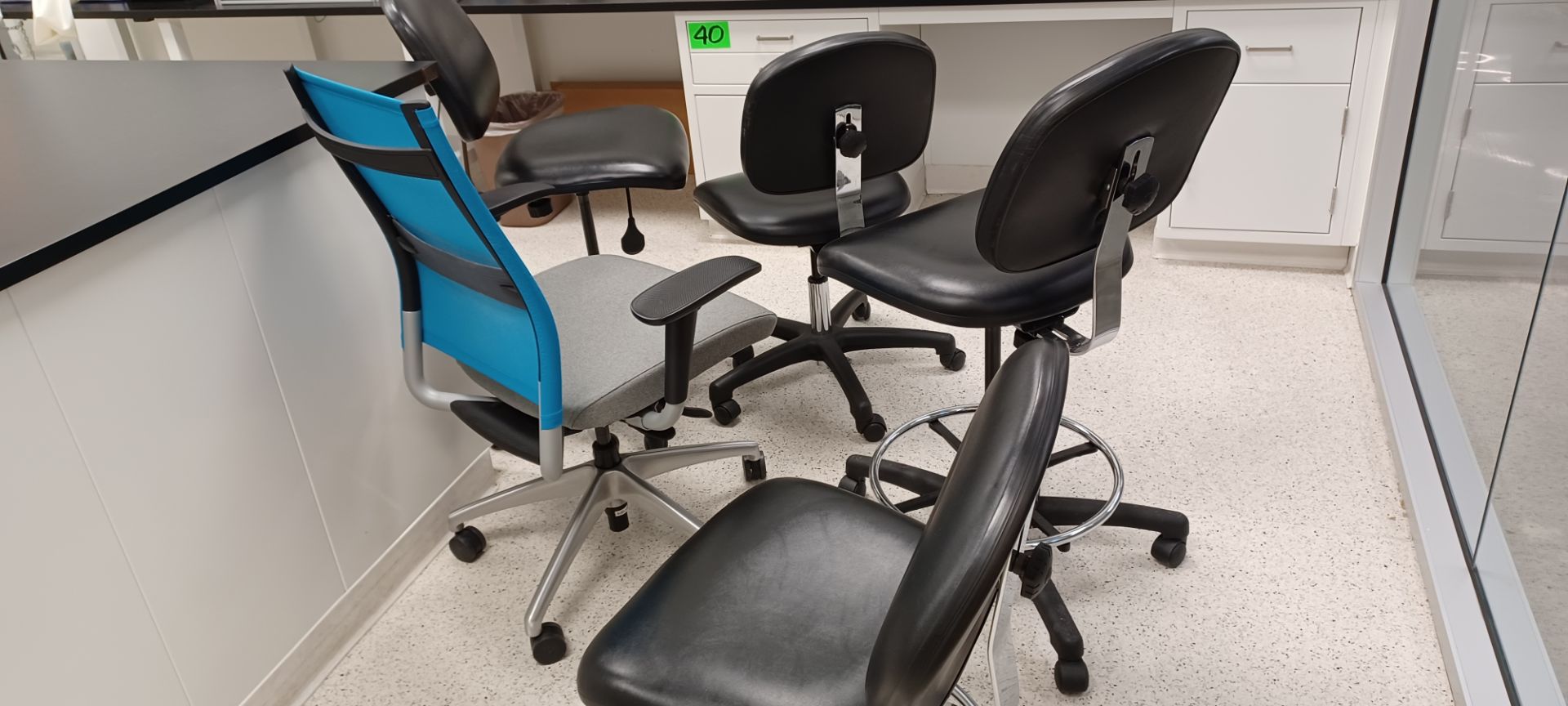 LOT OF 5 LAB CHAIRS