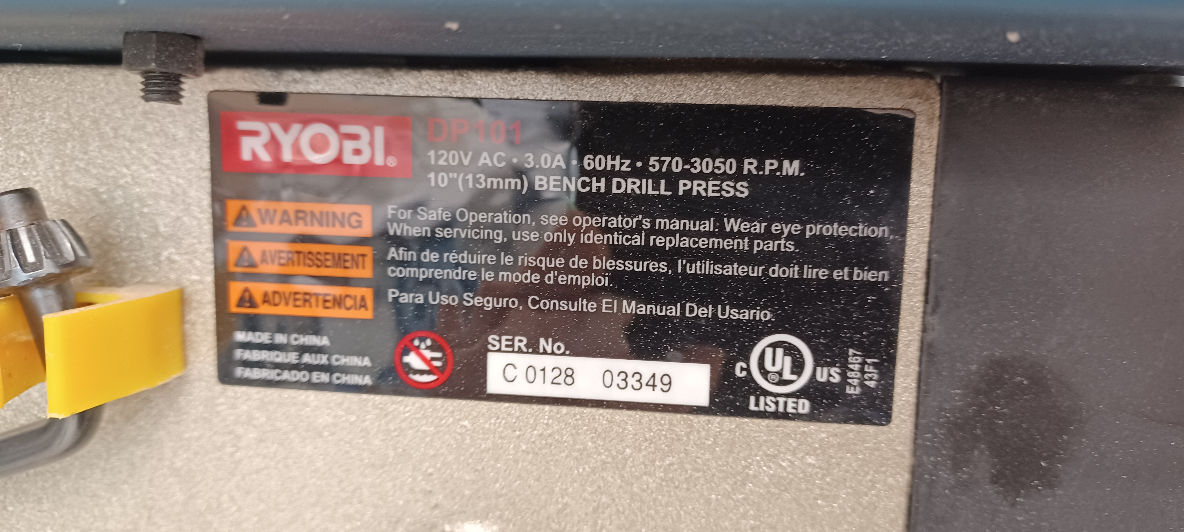 BTW Heavy Duty 1/2" Drill Chuck Upgrade – Replaces Ryobi DP101 Drill Press