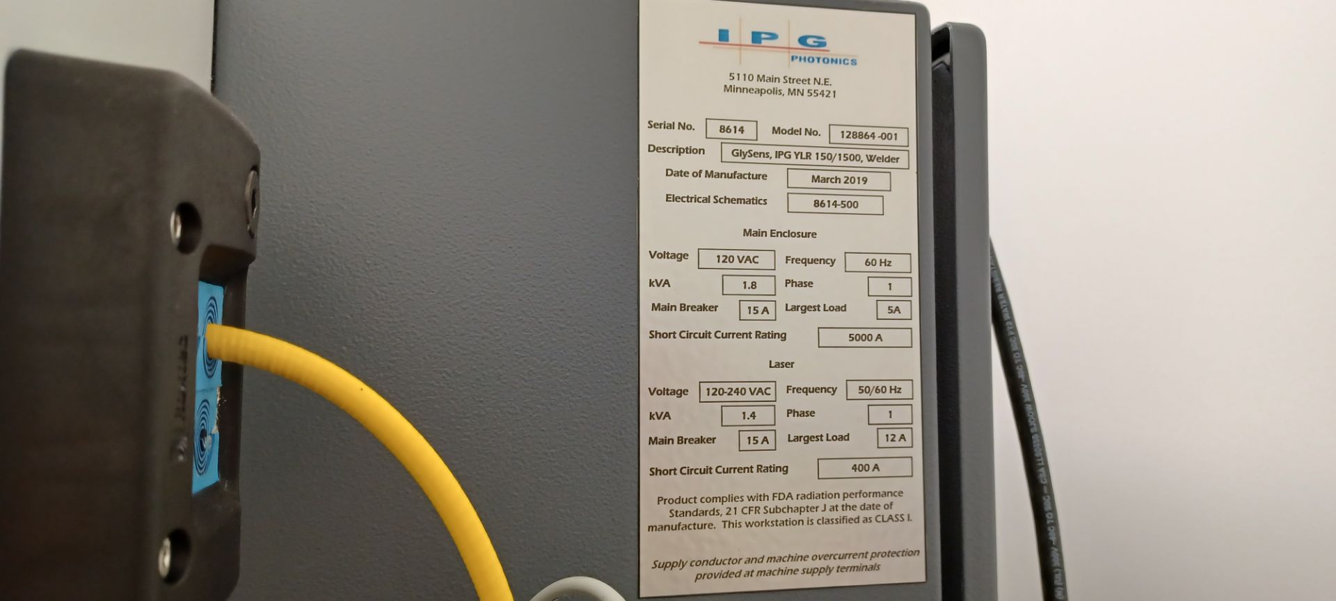 INNOVATIVE LASER TECHNOLOGIES FIBER LASER SYSTEMS FOR WELDING, CUTTING, MARKING, & CLEANING WITH - Image 12 of 16