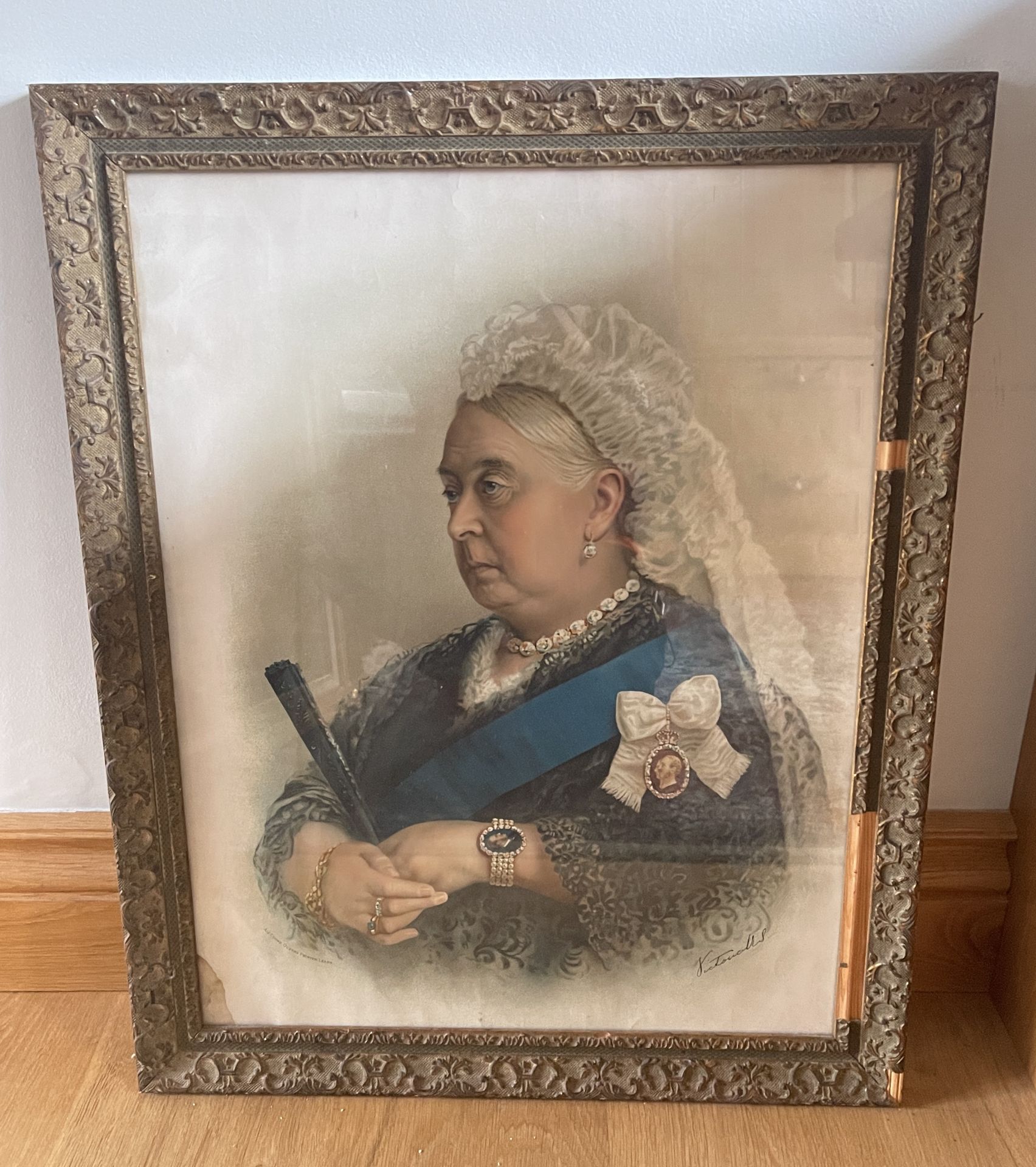 ANTIQUE VICTORIAN FRAMED PAINTING