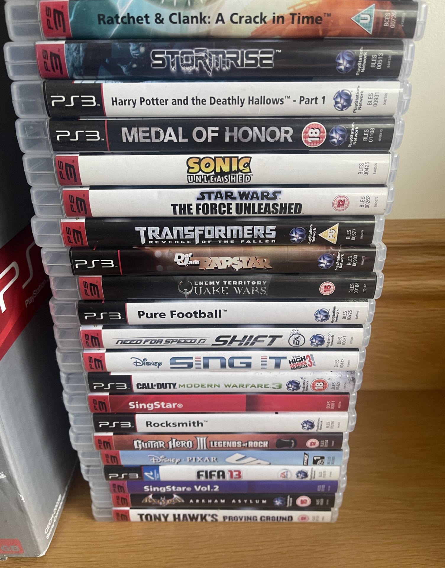 PS3 AND GIANT LOT OF GAMES PLAYSTATION SONY 3 LOT - Image 6 of 7