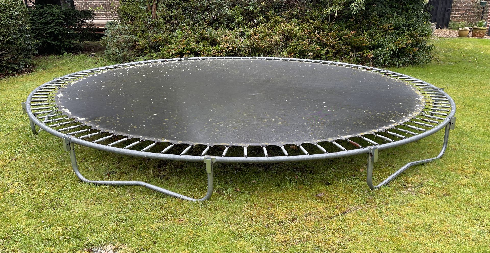 GIANT OUTDOOR TRAMPOLINE , CAN BE RAISED , CLIENT RESPONSIBLE TO MOVE AND TAKE APART - Image 2 of 2