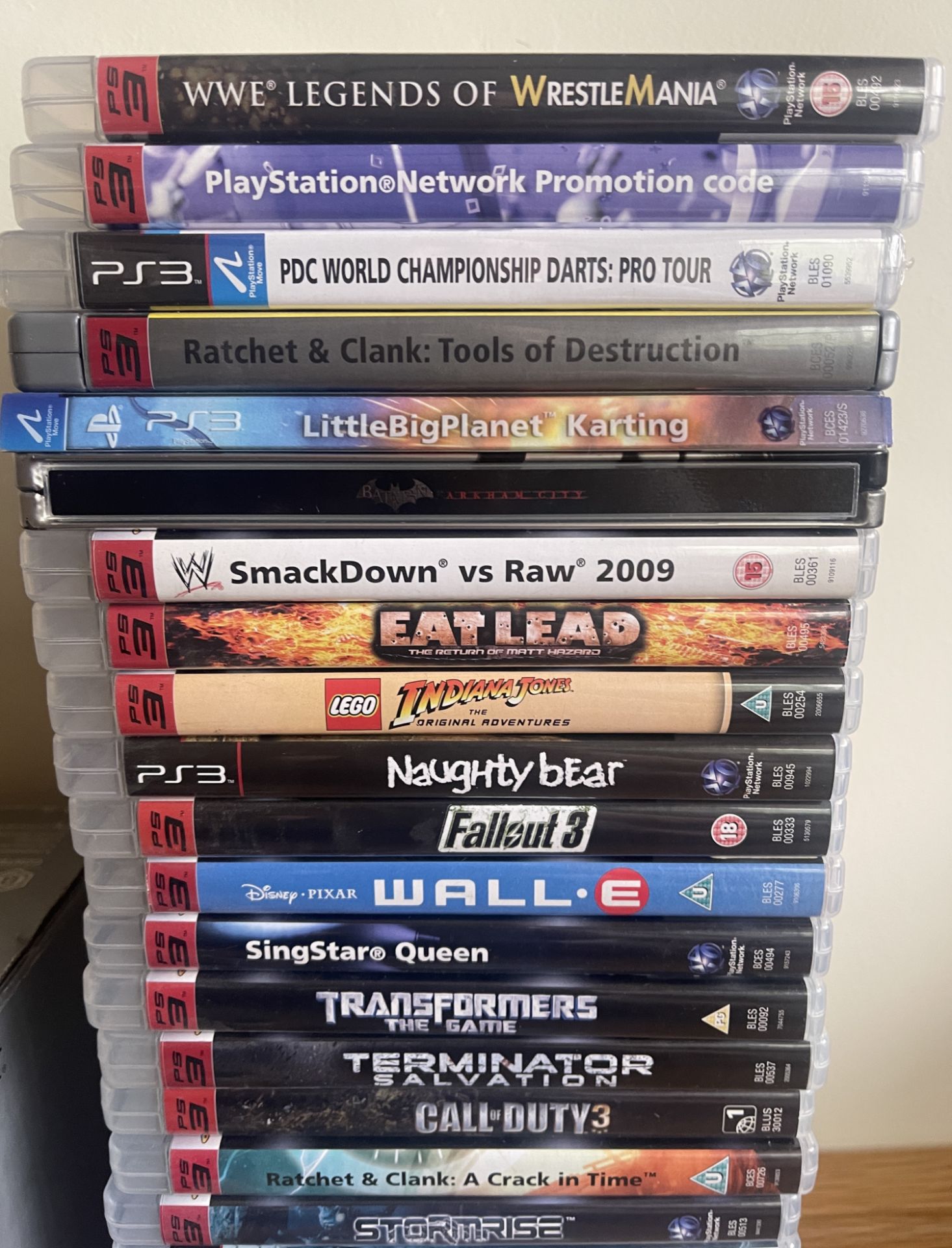 PS3 AND GIANT LOT OF GAMES PLAYSTATION SONY 3 LOT - Image 5 of 7