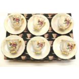 Vintage Porcelaine De Carlsbad/Karlsbader coffee set in original fitted box. Box size 34cm x 23.