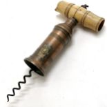 Thomason Patent double action corkscrew - fully open length 25cm ~ obvious damage to handle - damage
