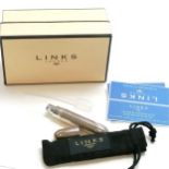 Links of London 2012 Olympic Games silver travelling scent bottle - 9cm long & total weight 22g