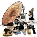 Qty of cameras Kodak 277x t/w Veglia alarm clock & 4 purses inc beadwork (catch a/f) + Molina Corona